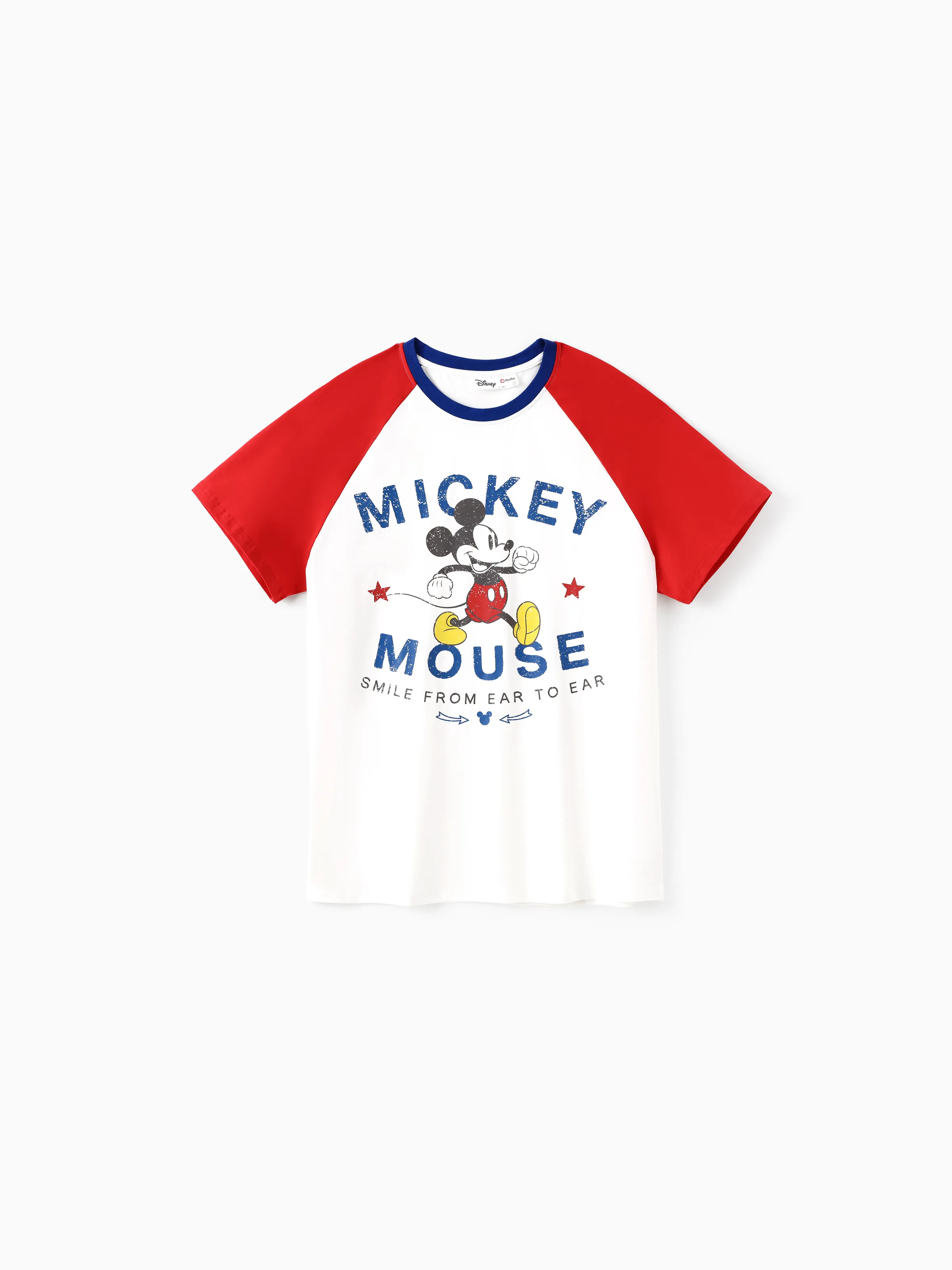 

Disney Mickey and Friends Family matching Floral Print Dresses/ Colorblock Cotton Top