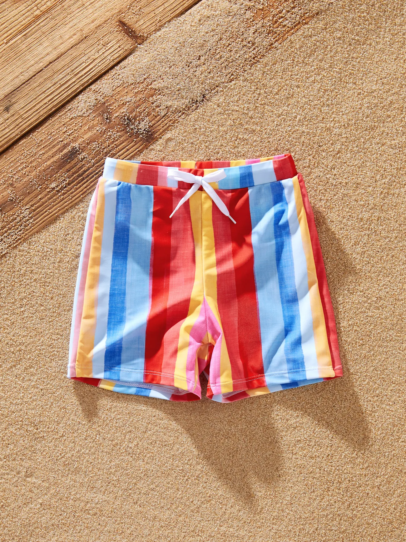 Boy - Family Stripe Swimwear Set - Unisex Casual Matching Outfits - Multi-color - image 12