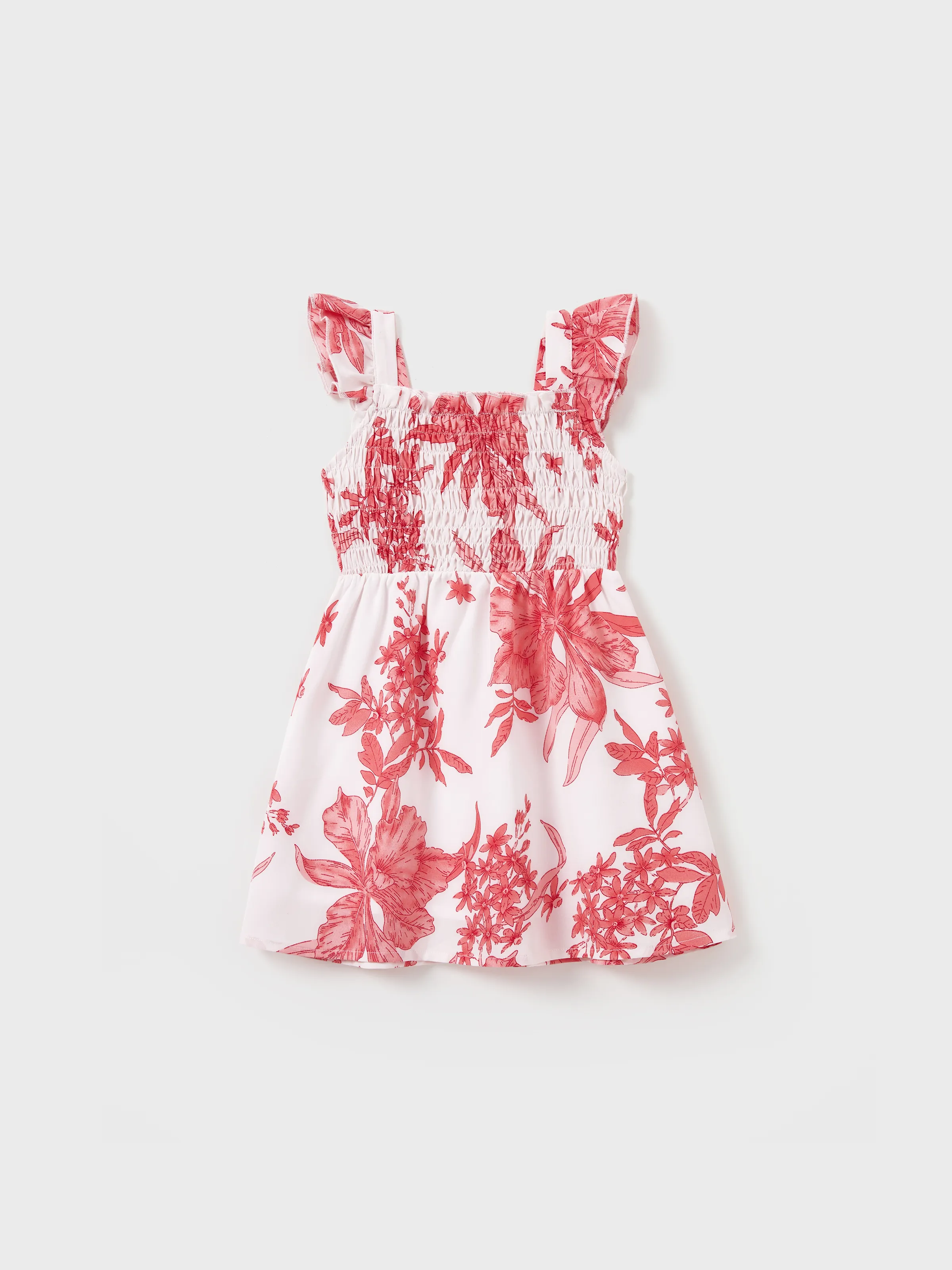 

Family Matching Floral Print Maxi Dress Elegant Off-Shoulder Design for Mommy & Me
