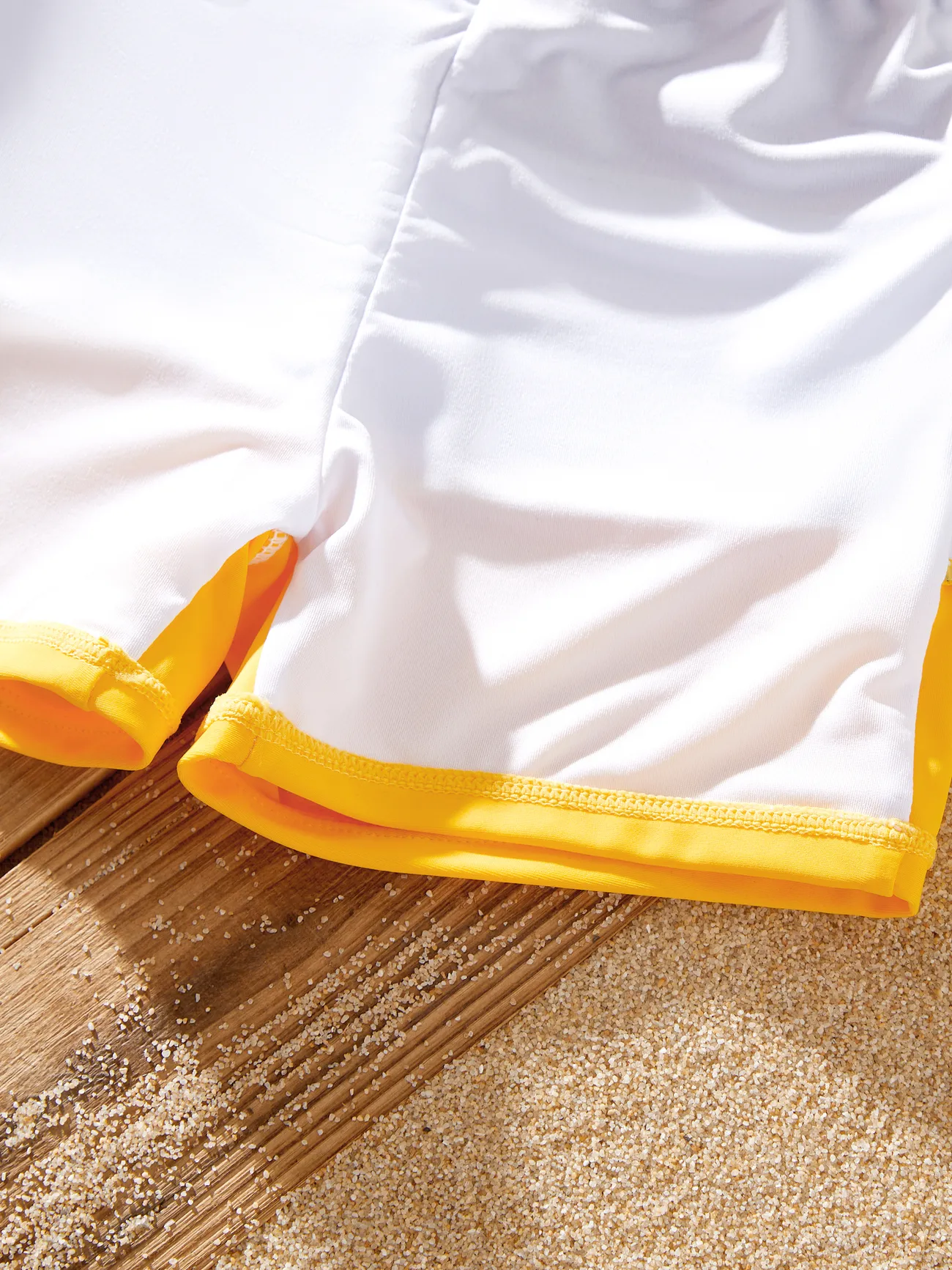 Boy - Matching Family Swimsuits (Stripe & Colorblock) - One Piece Swimsuit or Swim Trunks Shorts - ColorBlock - image 15