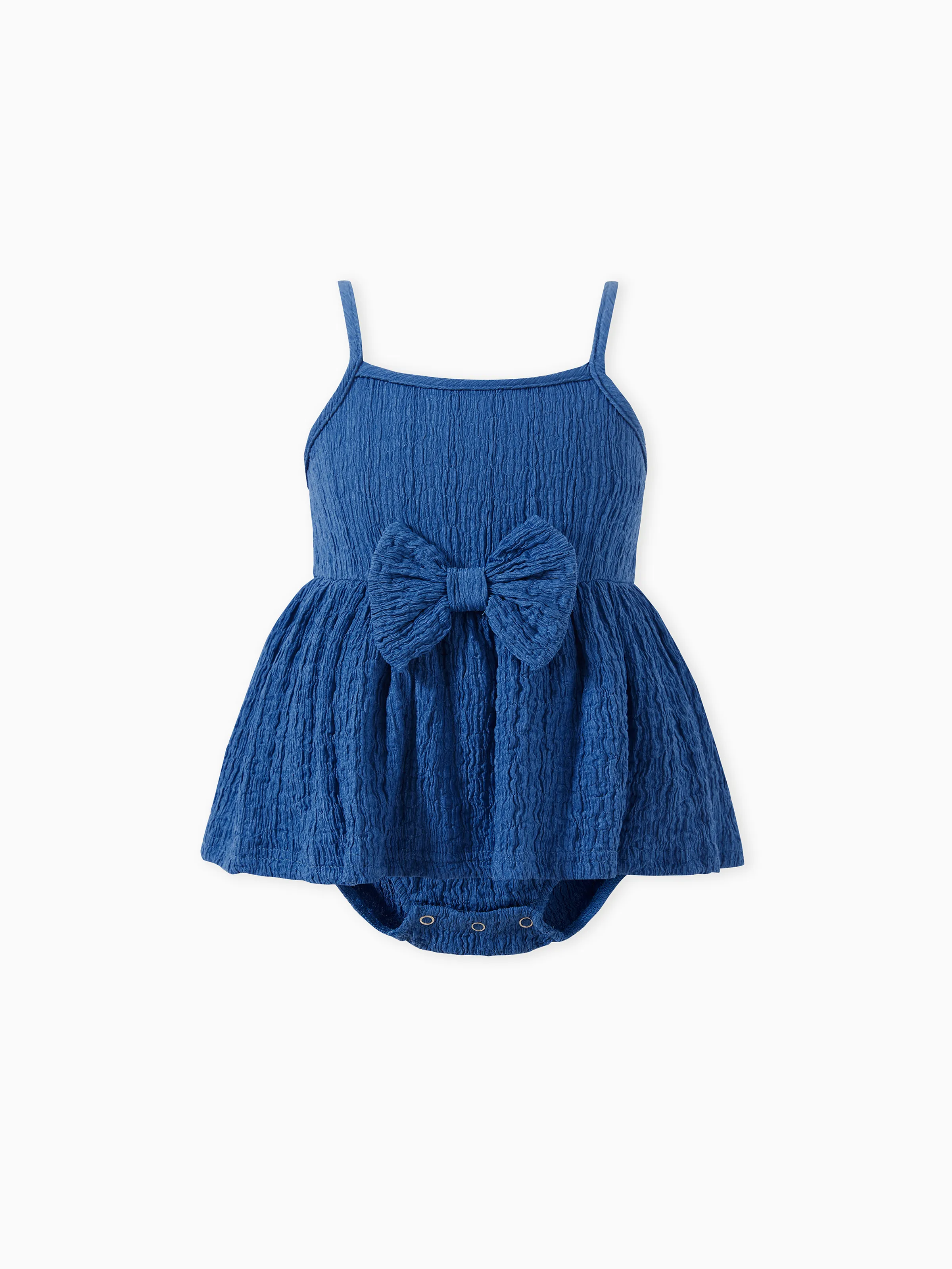 

Matching Outfits Mommy and Me Sleeveless Casual Solid Color Dress