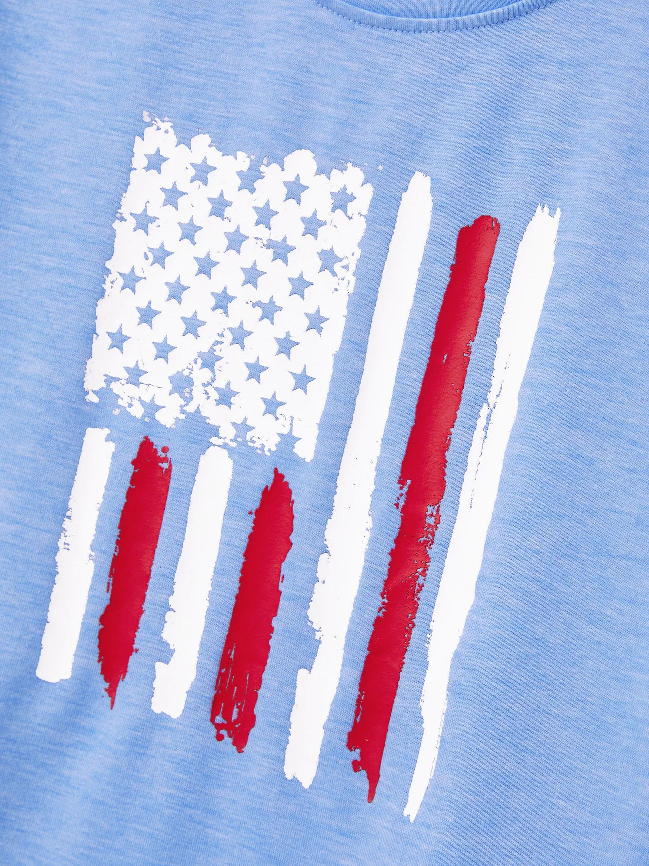 Kids - Graphic American Flag T-shirts for Matching Family - Multi-color - image 11