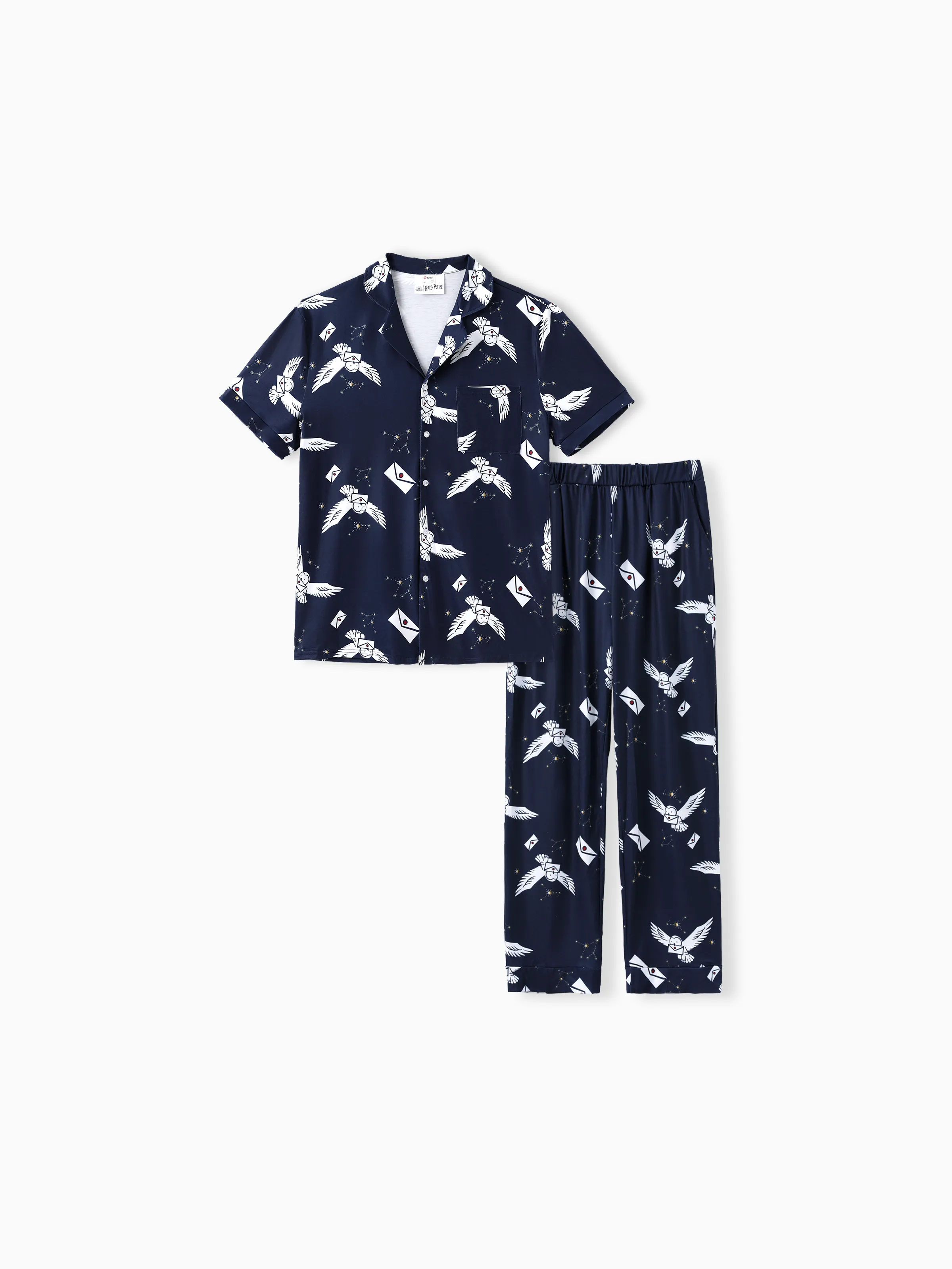 

Harry Potter Family matching 2pcs Owl Envelope Allover Print Pajamas Set(Flame Resistant)