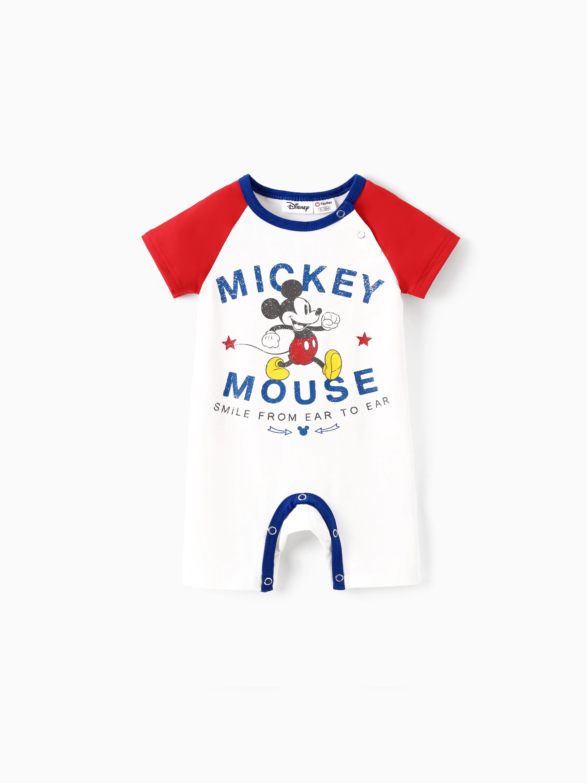 

Disney Mickey and Friends Family matching Floral Print Dresses/ Colorblock Cotton Top