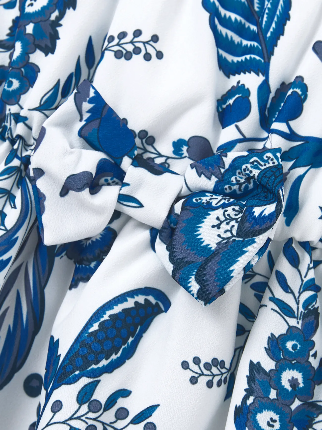 Baby Girl - Mommy and Me Dresses Blue Leaf Print Cut out waist Smocked Back Halter/ Strap Dress for Hawaii/Cruise/Resort/ Family Matching Outfits Casual Wear - Blue - image 16