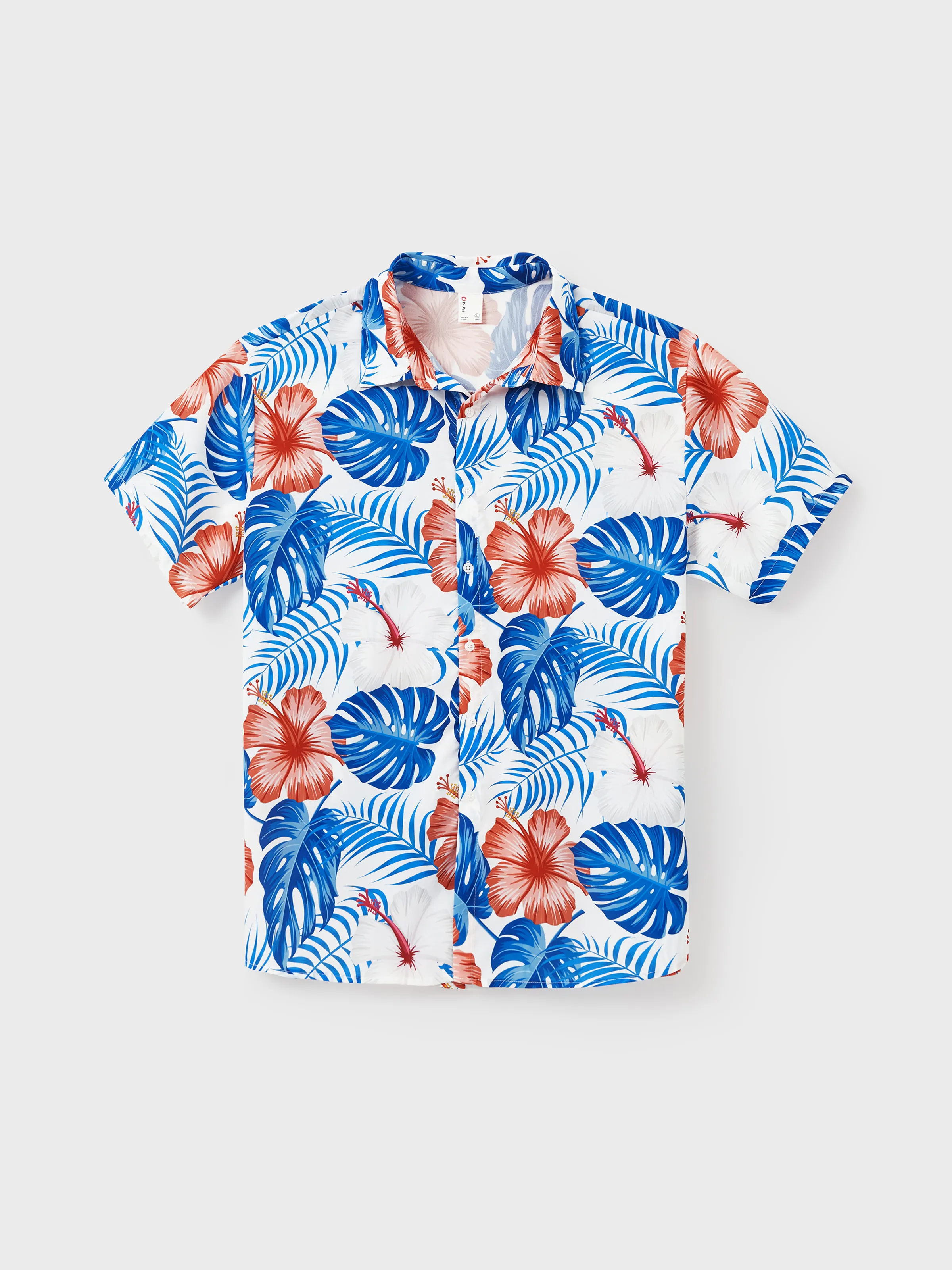 

Tropical Matching Set for Couples Hawaiian Floral Shirt & Bodycon Cutout Strap Dress