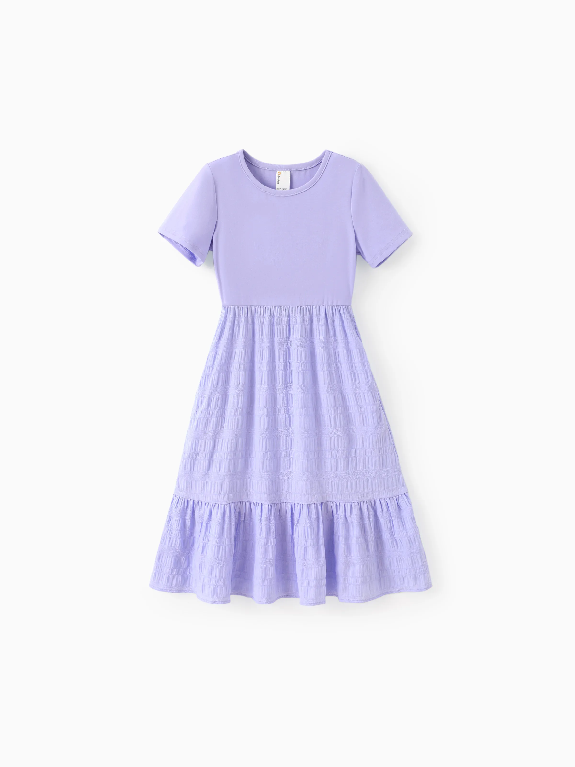 

Kid Girl Ruffled Boho Casual Maxi Dress with Pockets