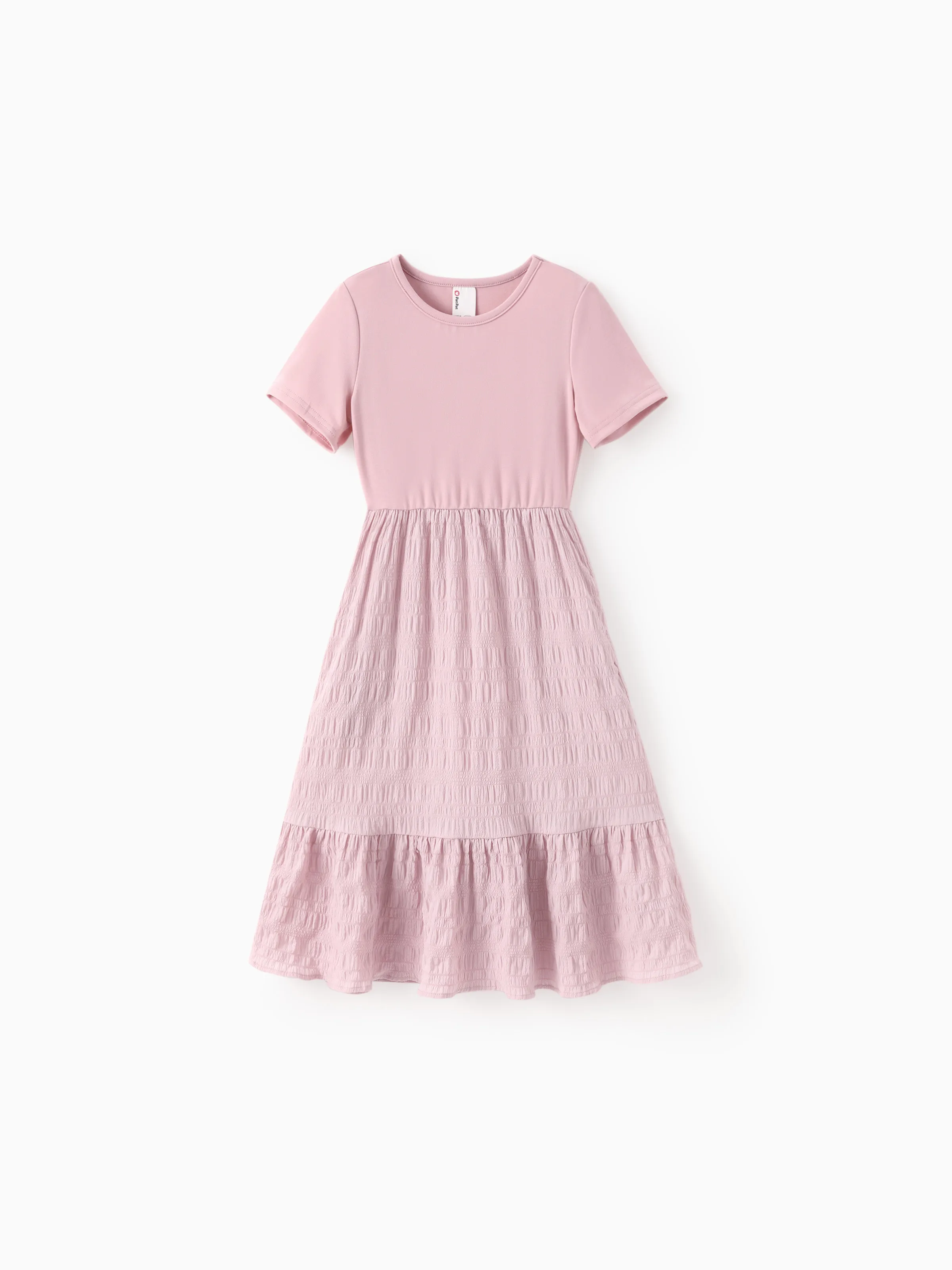 

Kid Girl Ruffled Boho Casual Maxi Dress with Pockets