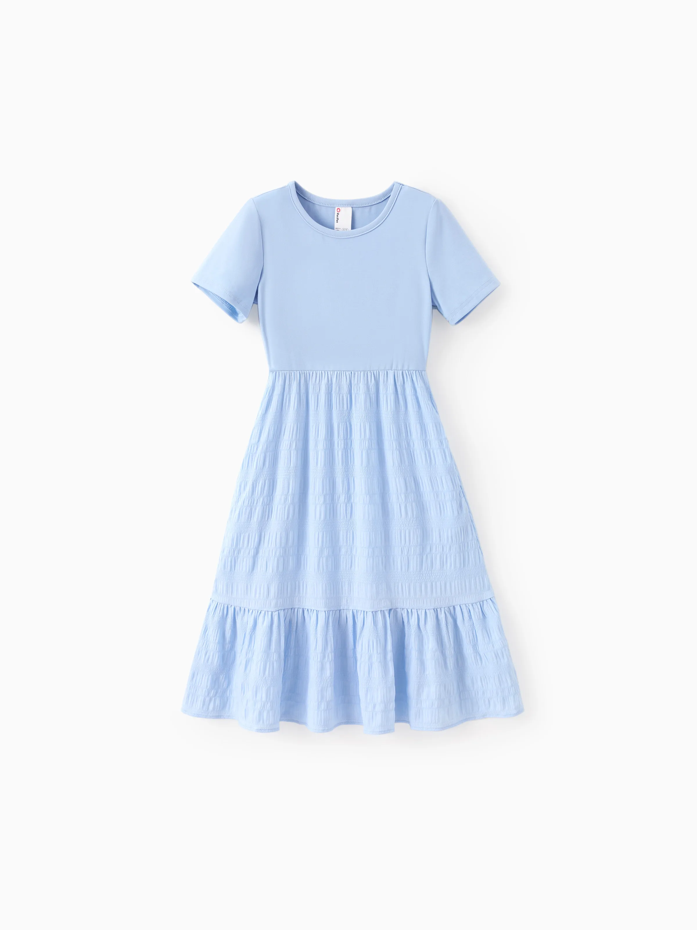 

Kid Girl Ruffled Boho Casual Maxi Dress with Pockets