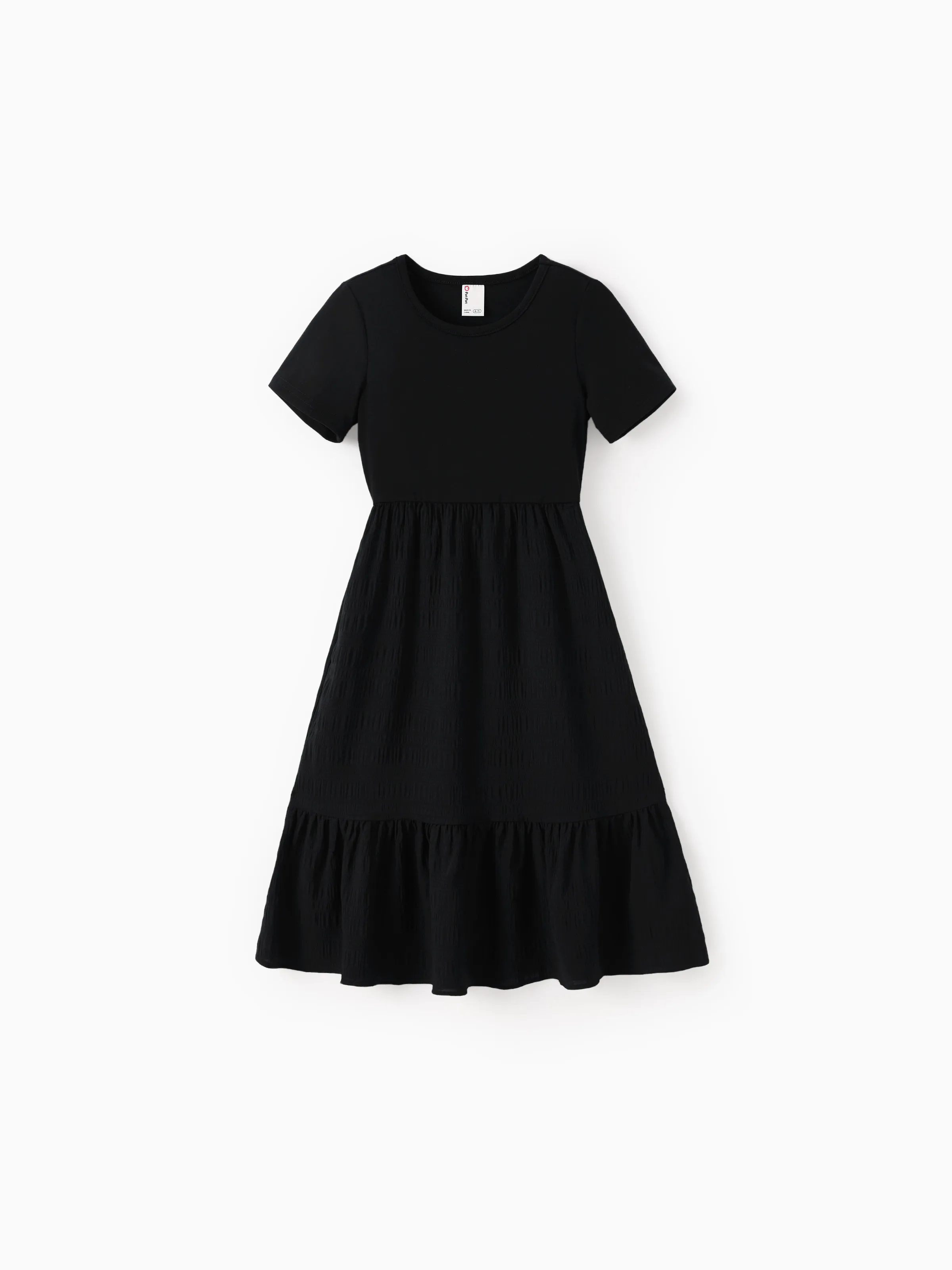 

Kid Girl Ruffled Boho Casual Maxi Dress with Pockets