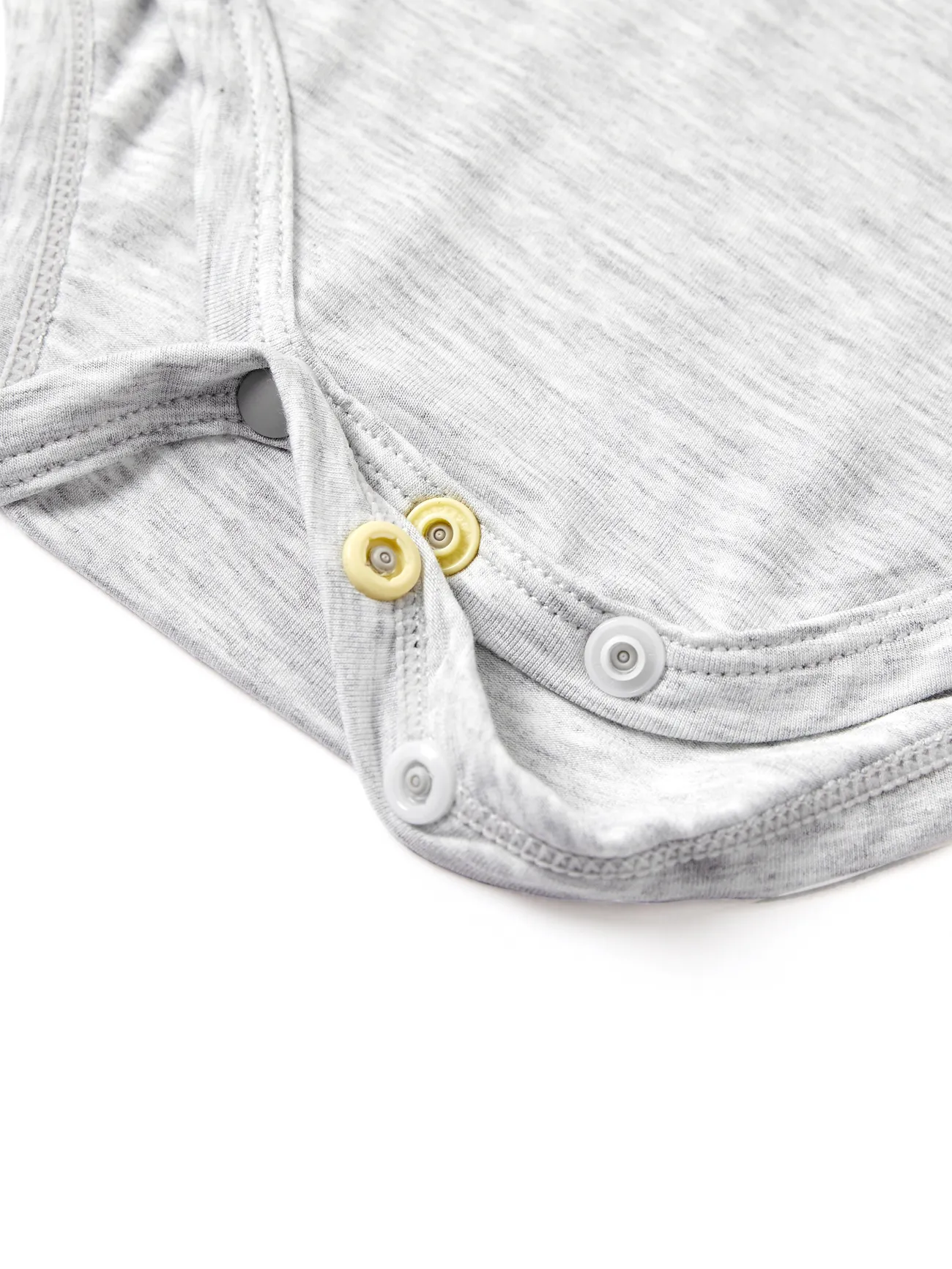 Grey - Bamboo Baby Boy/Girl Casual Romper - image 5