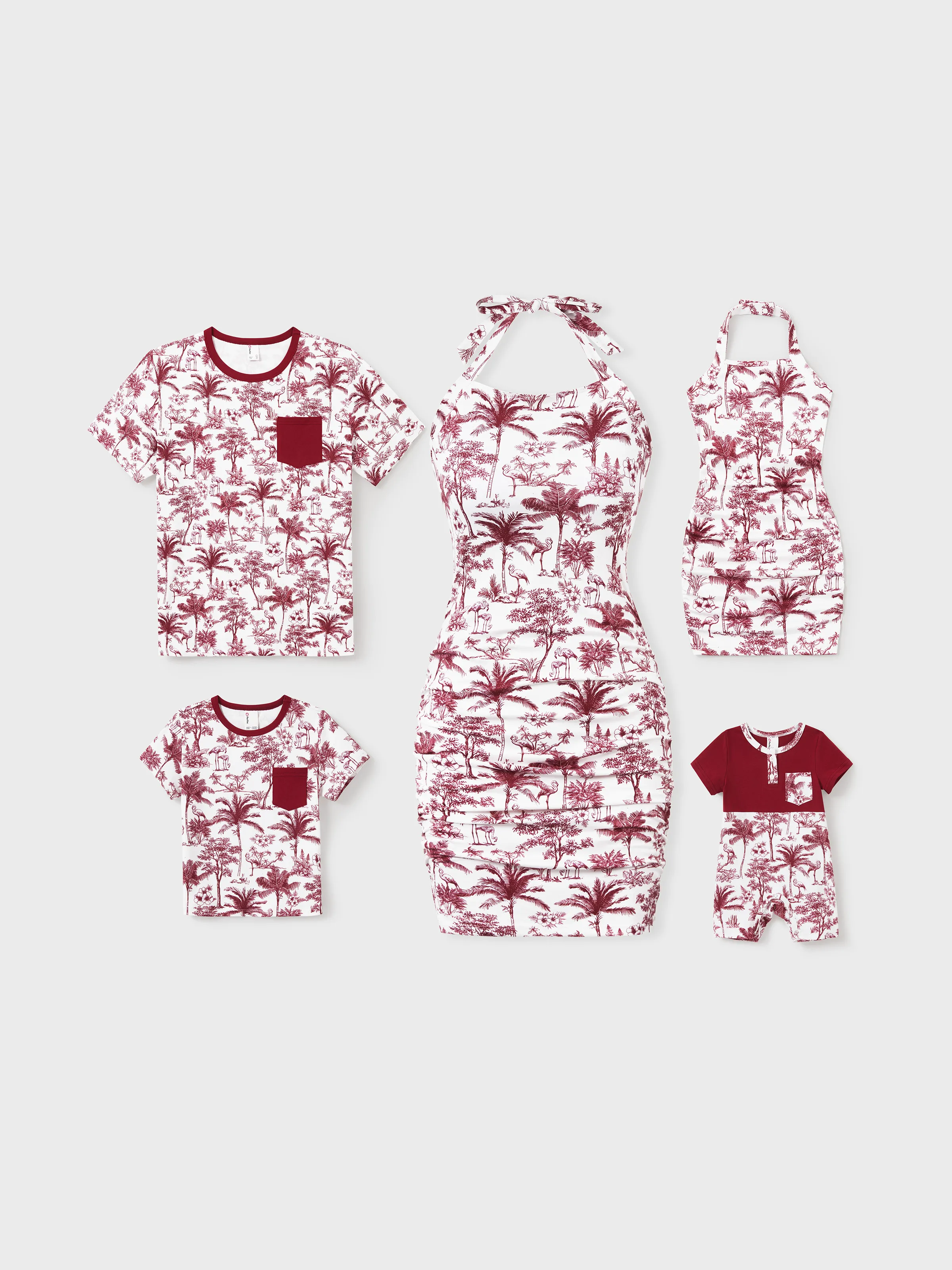 Broken Flower Matching Outfits Unisex Casual Suit