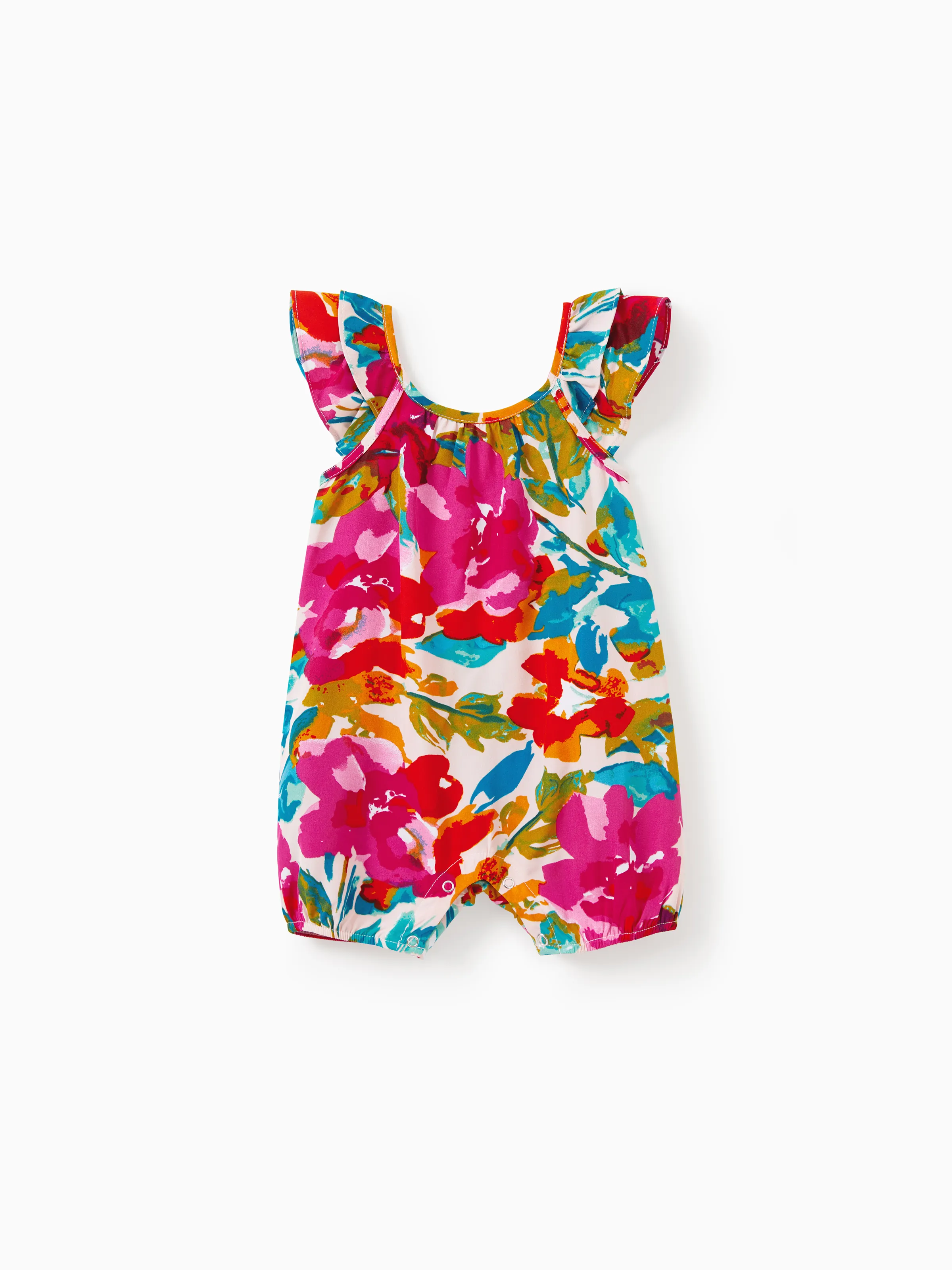 

Colorful Family Matching Outfits sSleeveless Strap Top and Skirt Co-ord Set & Shirt Sets Summer Vacation Clothe for Beach, Photoshoots, Travel