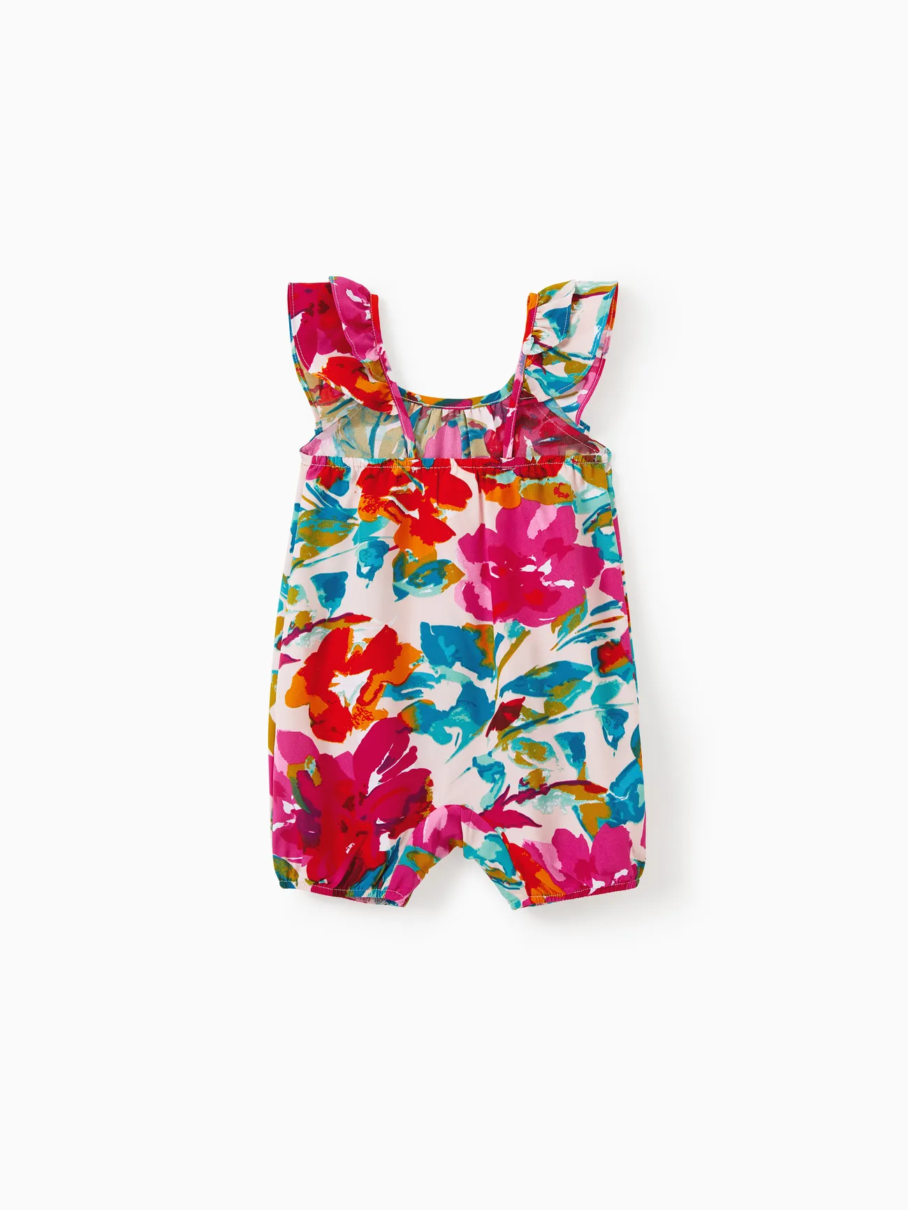 Baby Girl - Colorful Family Matching Outfits sSleeveless Strap Top and Skirt Co-ord Set & Shirt Sets Summer Vacation Clothe for Beach, Photoshoots, Travel - Hot Pink - image 13