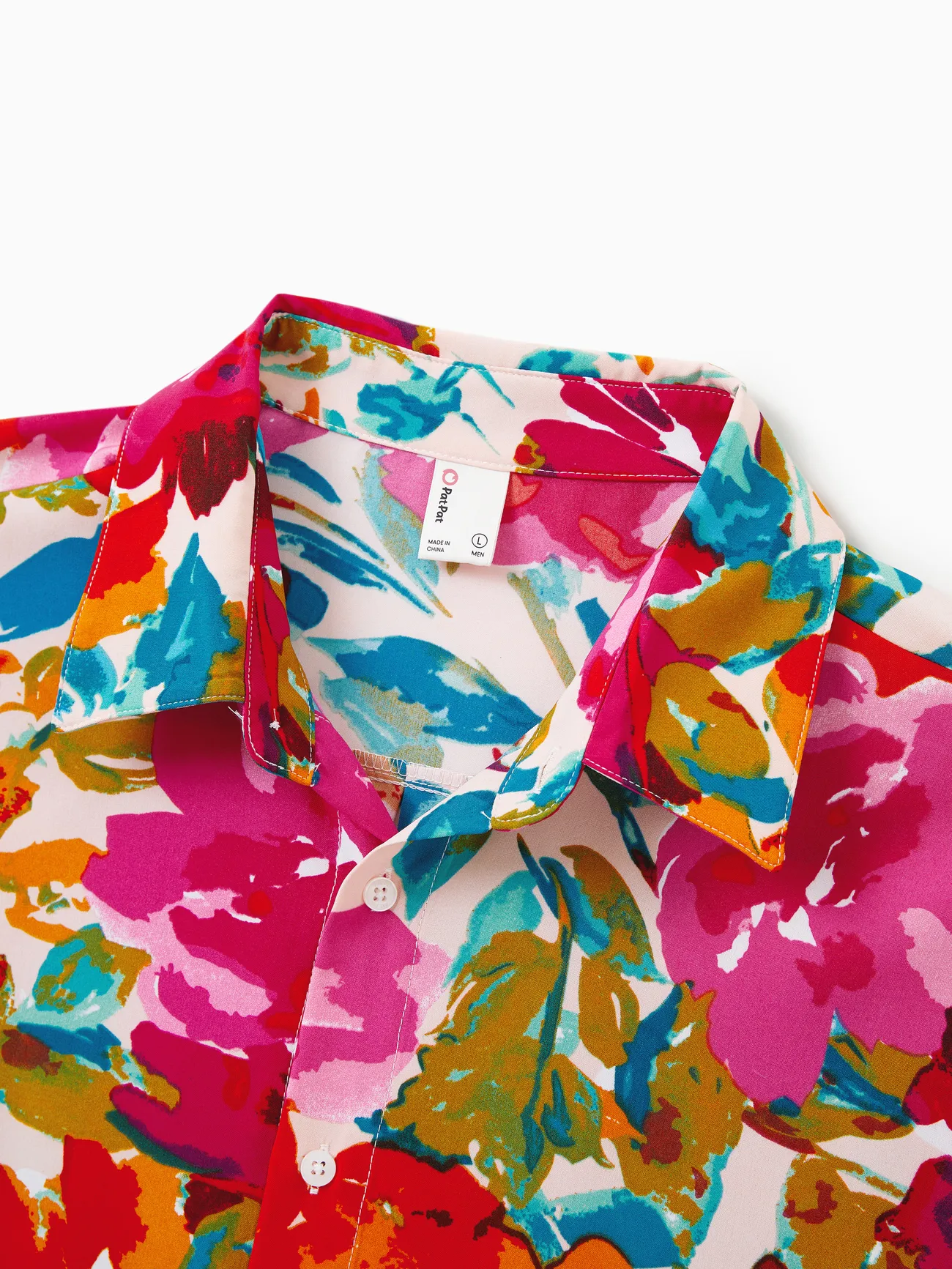 Men - Colorful Family Matching Outfits sSleeveless Strap Top and Skirt Co-ord Set & Shirt Sets Summer Vacation Clothe for Beach, Photoshoots, Travel - Hot Pink - image 23
