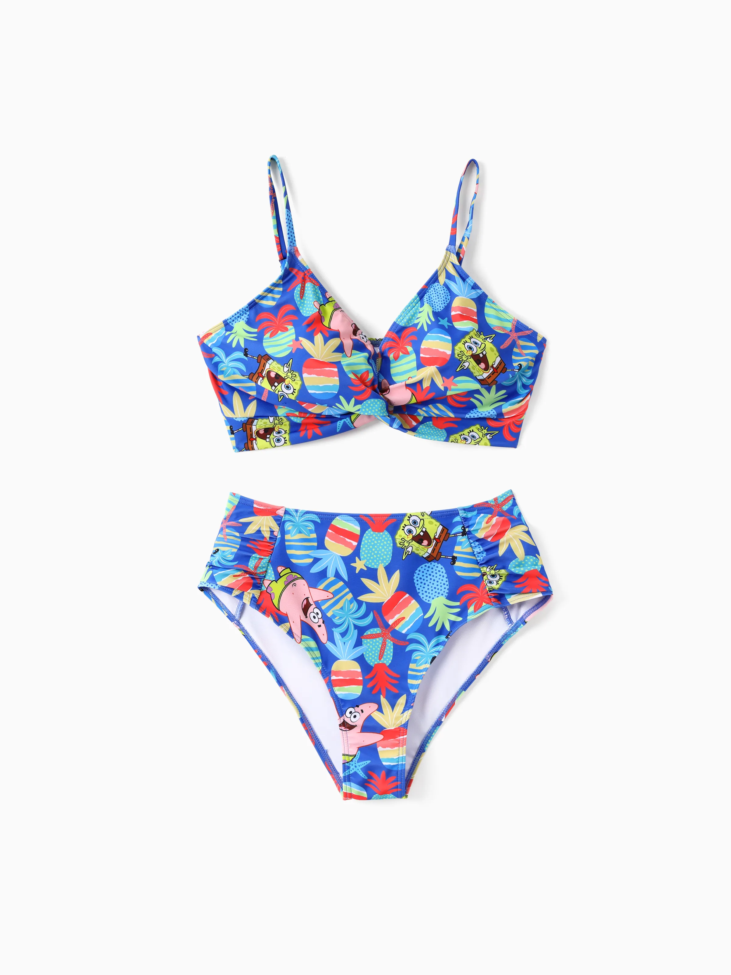 

SpongeBob SquarePants Family Matching Pineapple Print Swimsuits/ Swimming Trunks