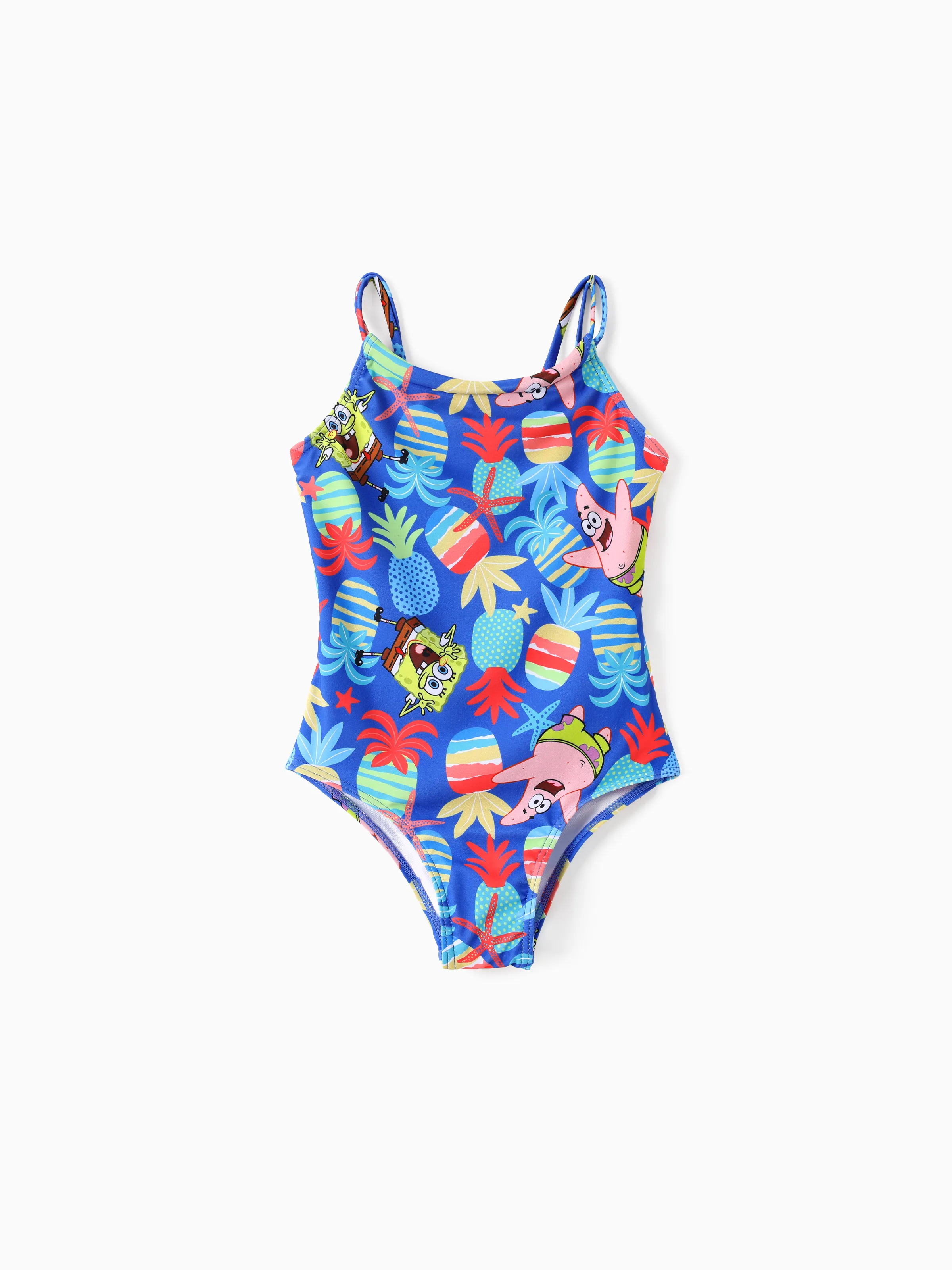 

SpongeBob SquarePants Family Matching Pineapple Print Swimsuits/ Swimming Trunks