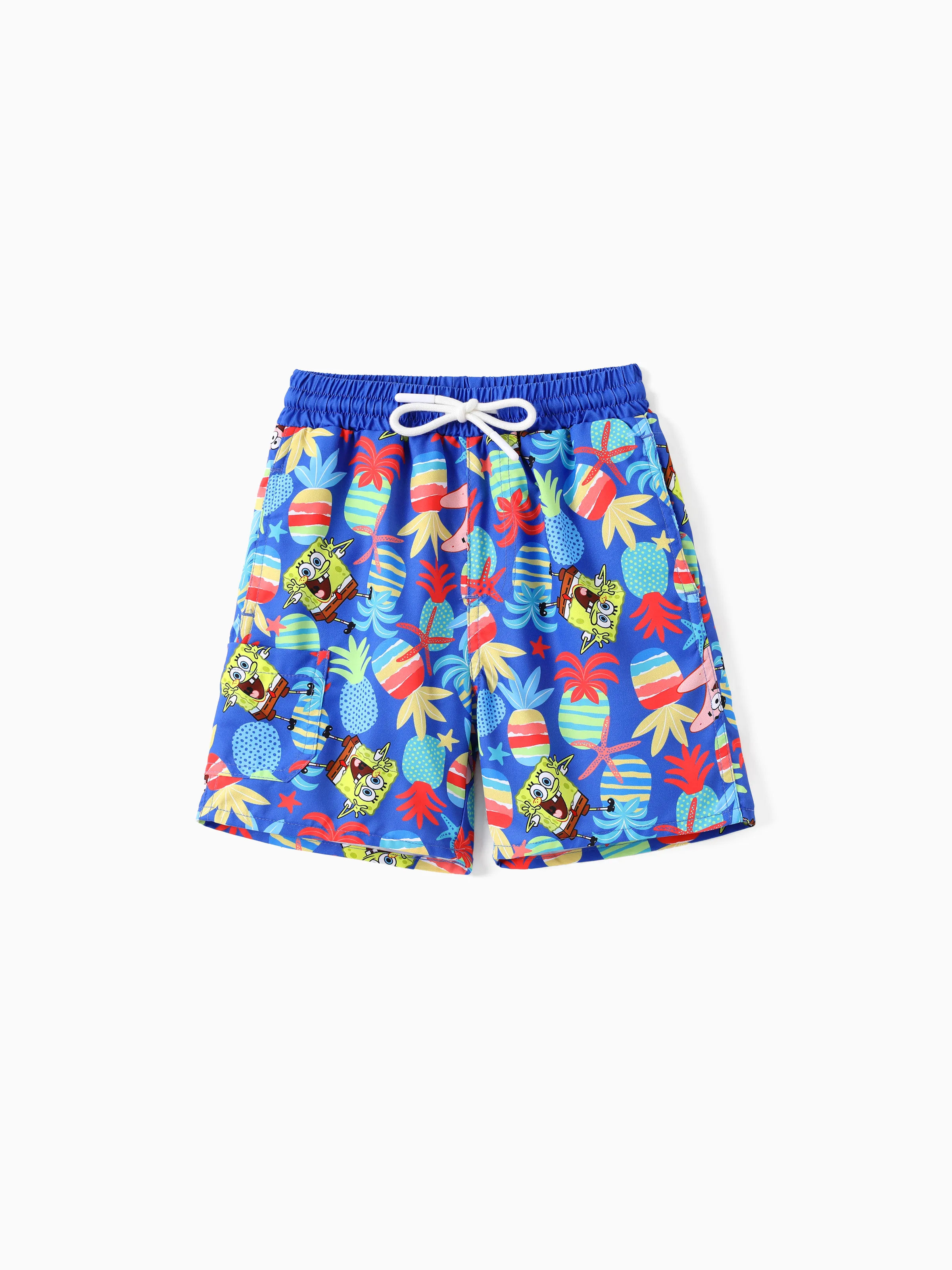 

SpongeBob SquarePants Family Matching Pineapple Print Swimsuits/ Swimming Trunks