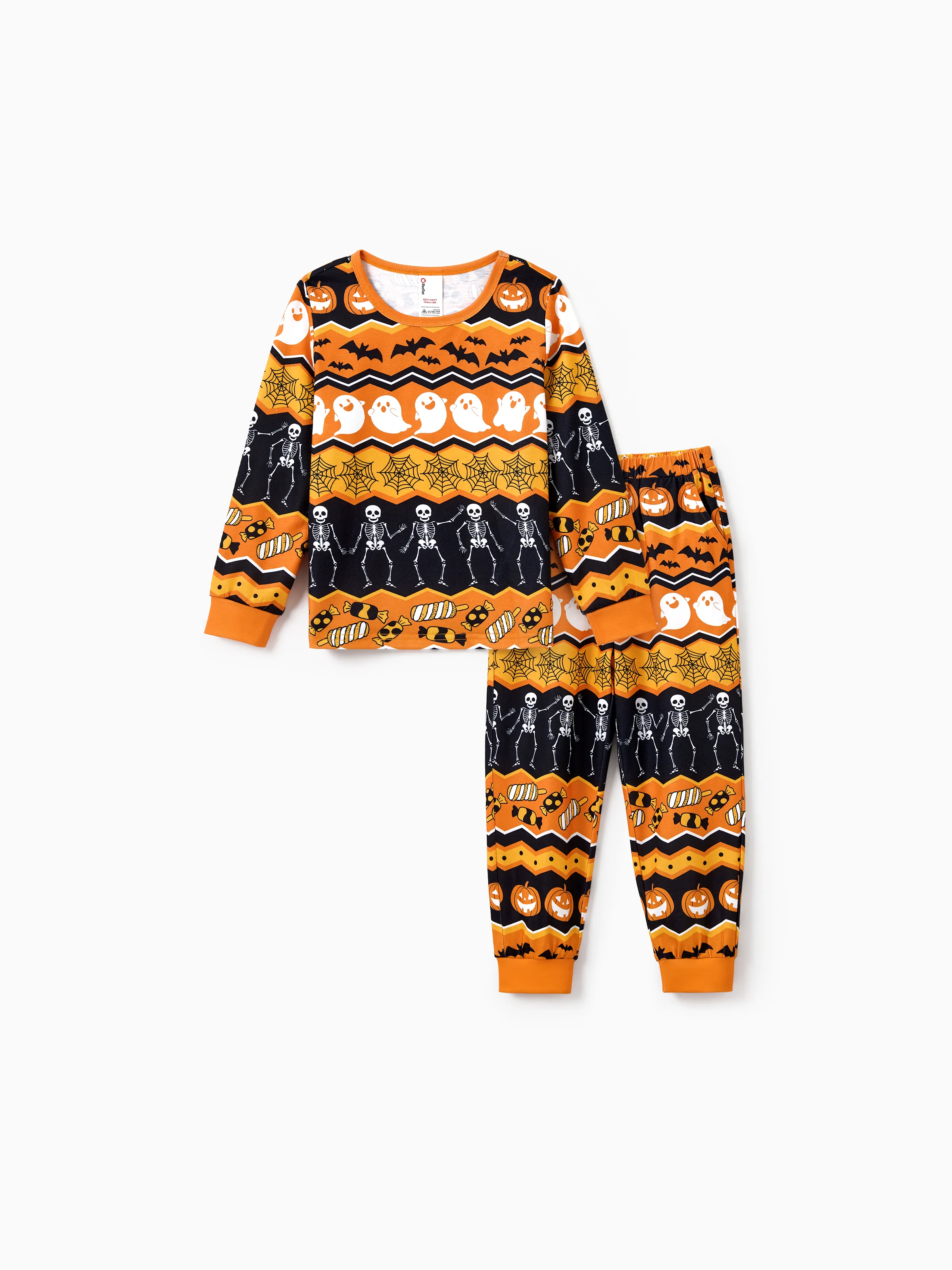 

Halloween Pajamas Pumpkin / Ghost Print Family Pajamas Set