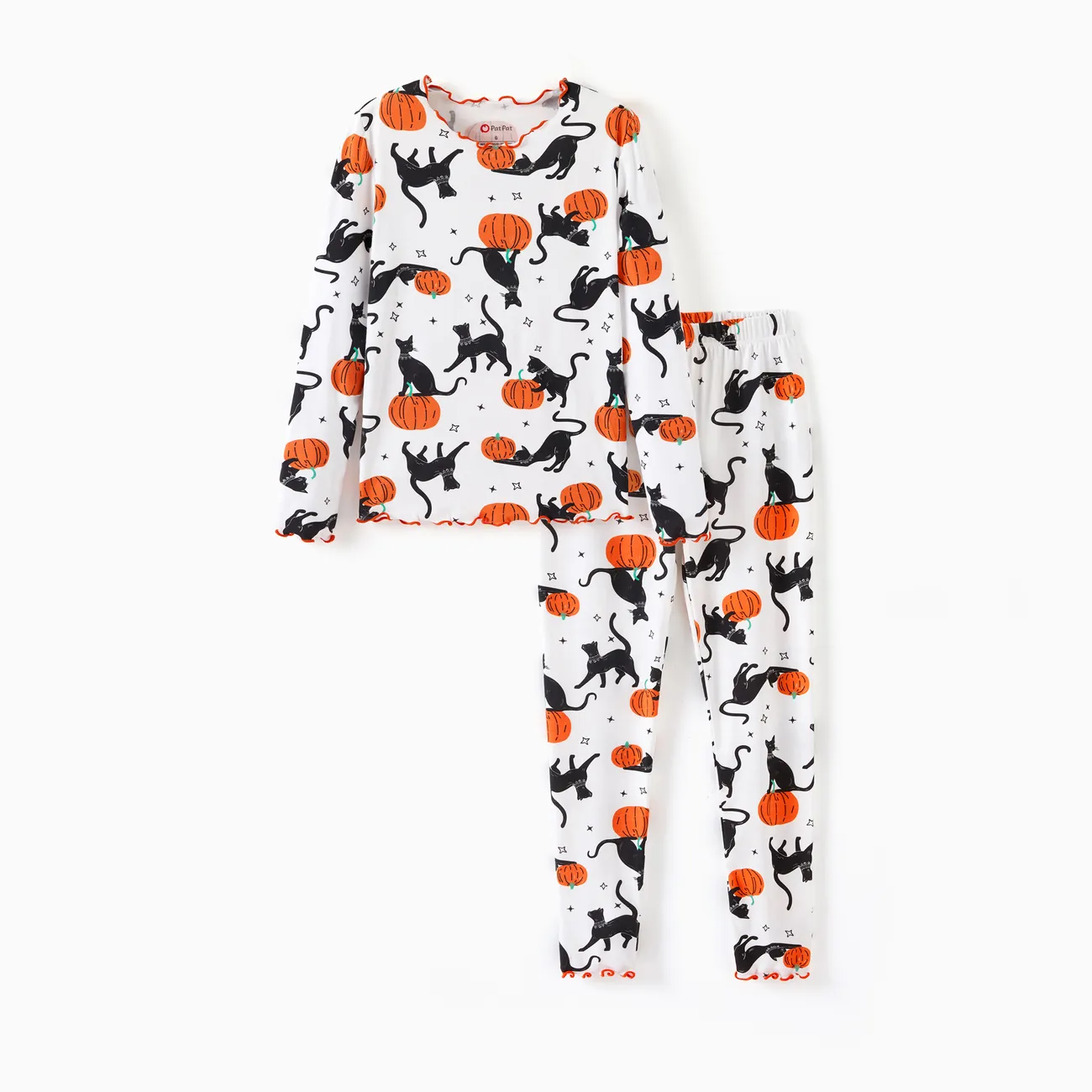 Halloween Pajama Set 2-piece Modal Pajamas With Childlike Print for Toddler / Kids ( Snug-Fitting )