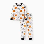 

Halloween Pajamas Set with Childlike Print 2-piece Snug fit Organic Cotton Pajamas for Toddler / Kids Girls / Boys