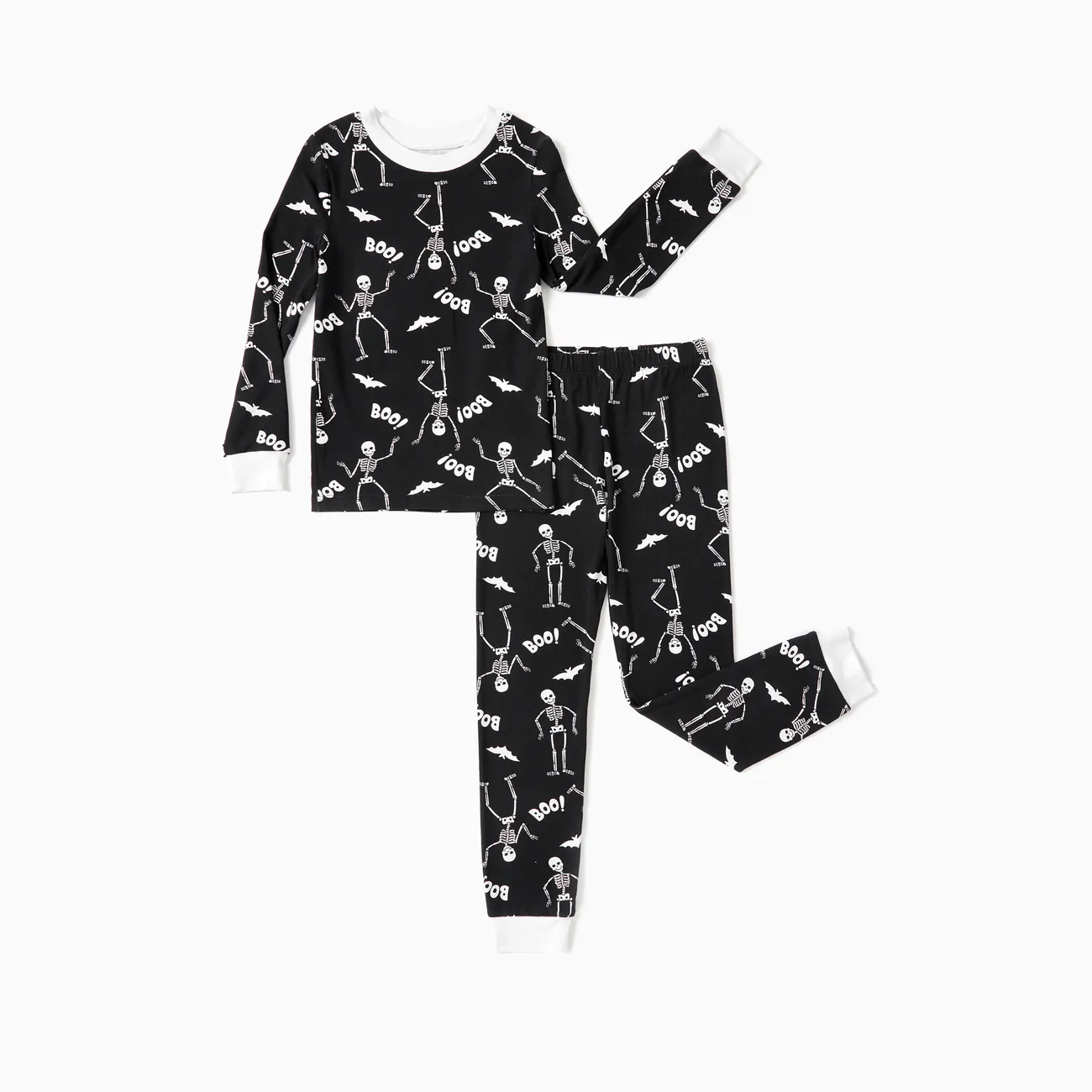 Christmas / Halloween Pajamas 2-piece Bamboo Pajamas Set With Playful Print for Toddler / Kids ( Snug-Fitting)
