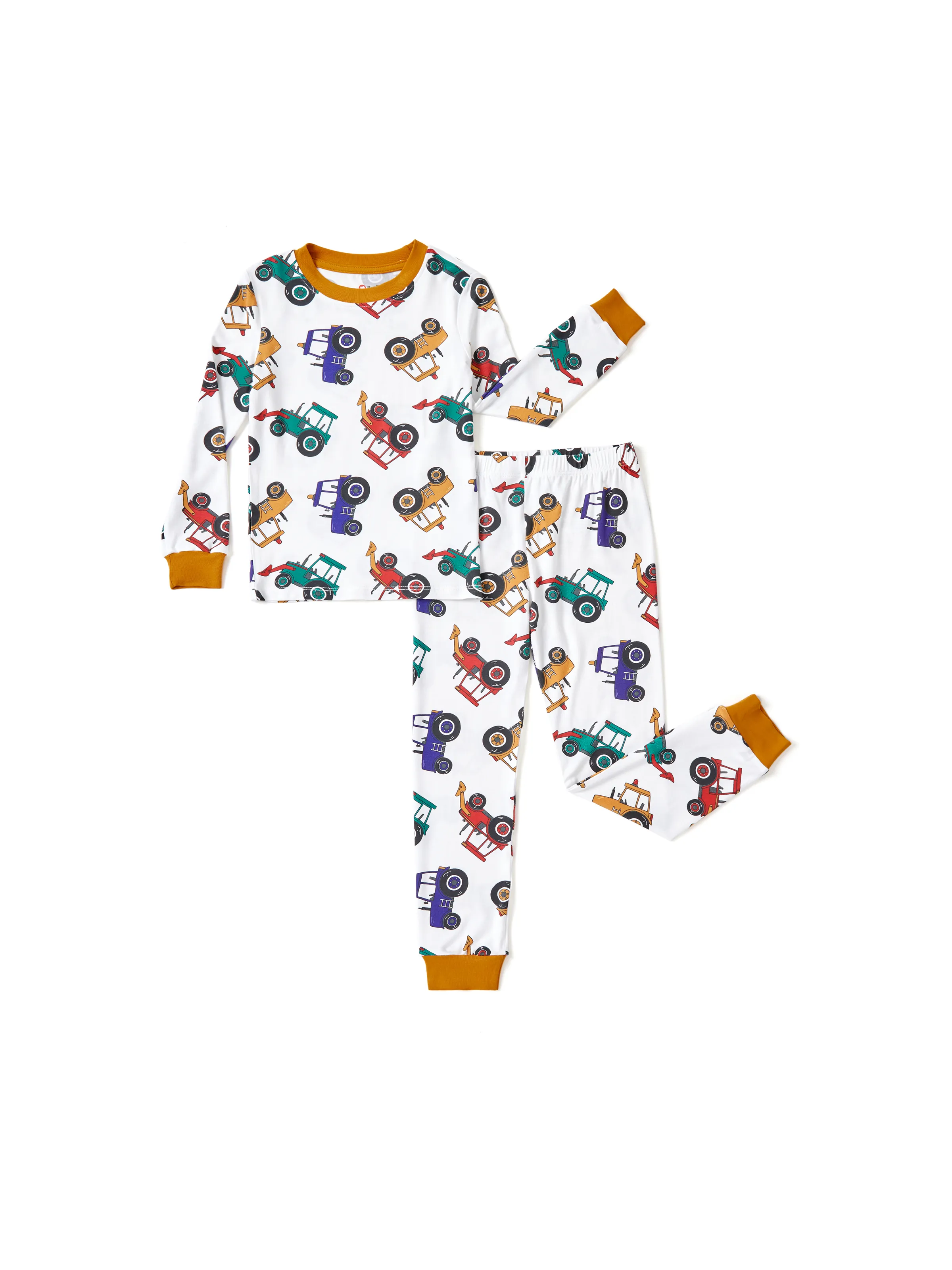Toddle / Kids 2-Piece Bamboo Snug Fit Pajama Set With Playful Print