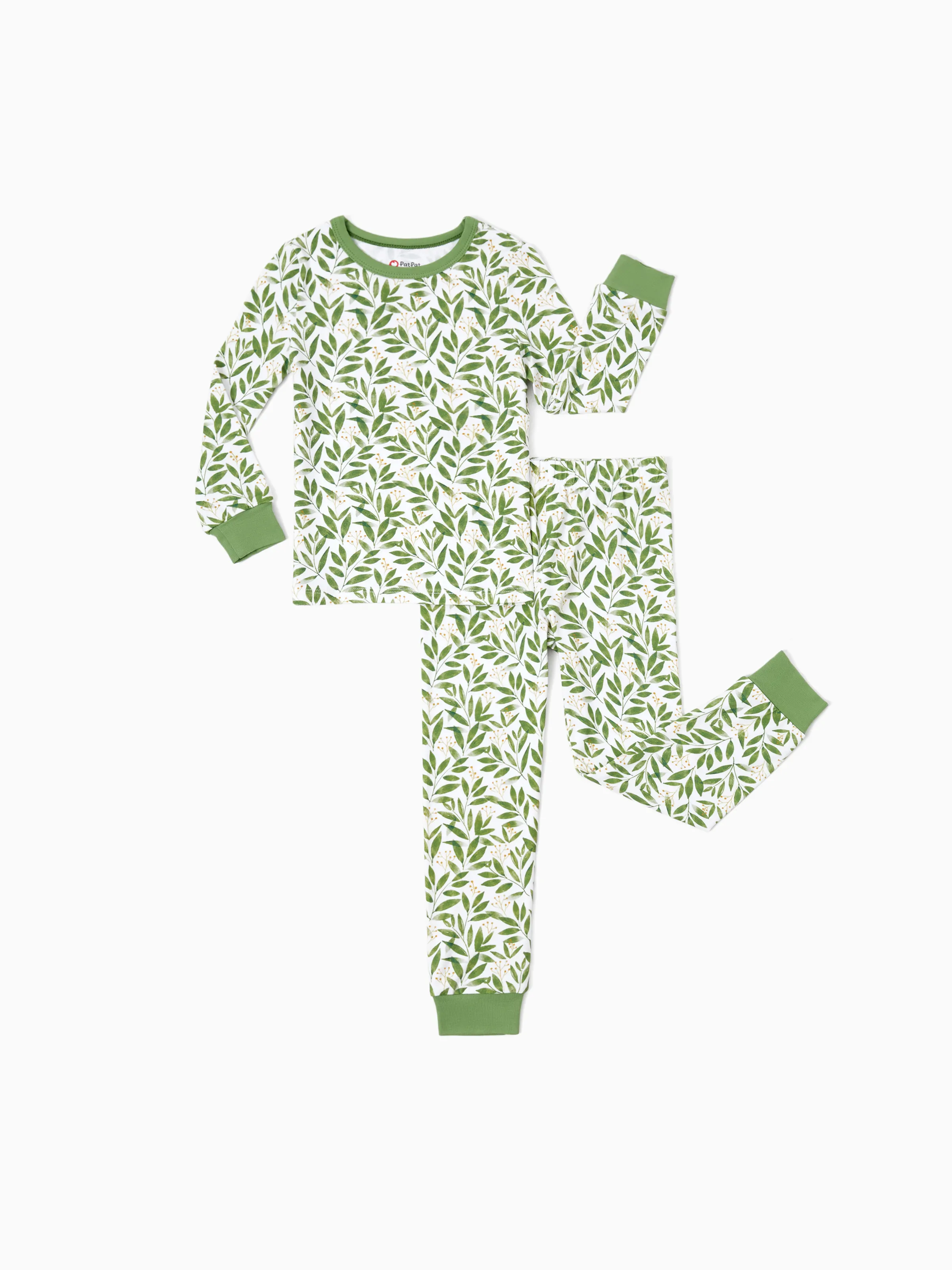 

Baby / Toddler Bamboo Pajamas With Childlike Print (2-piece Snug-Fitting)