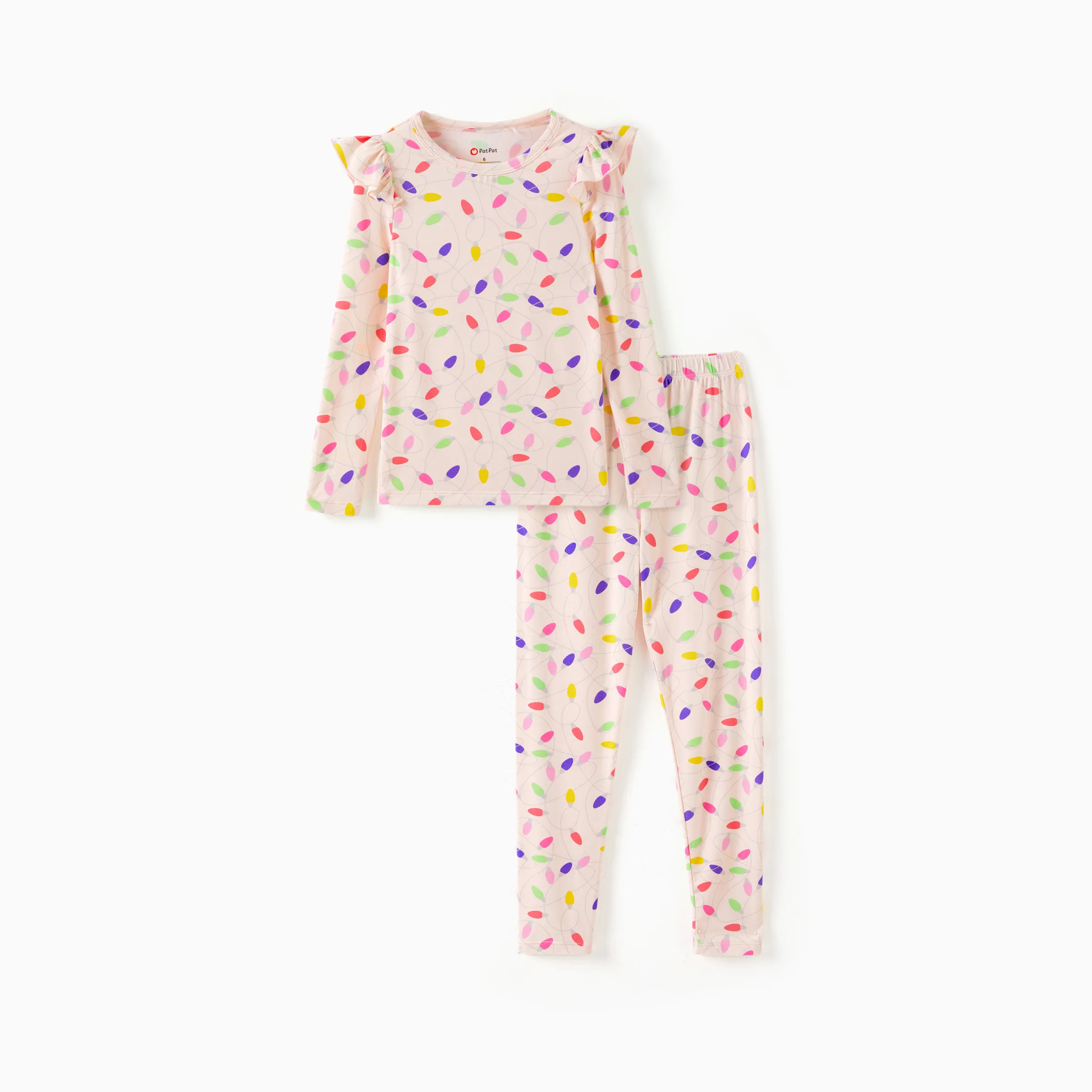Toddler / Kids Halloween Pajamas With Childlike Print (1-Piece Snug-Fitting )