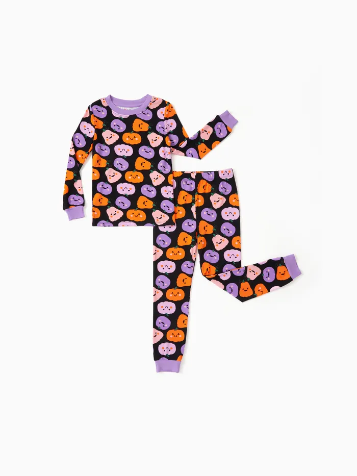 

Toddler / Kids Girl Bamboo Pajamas With Childlike Print (2-Piece Snug-Fitting )