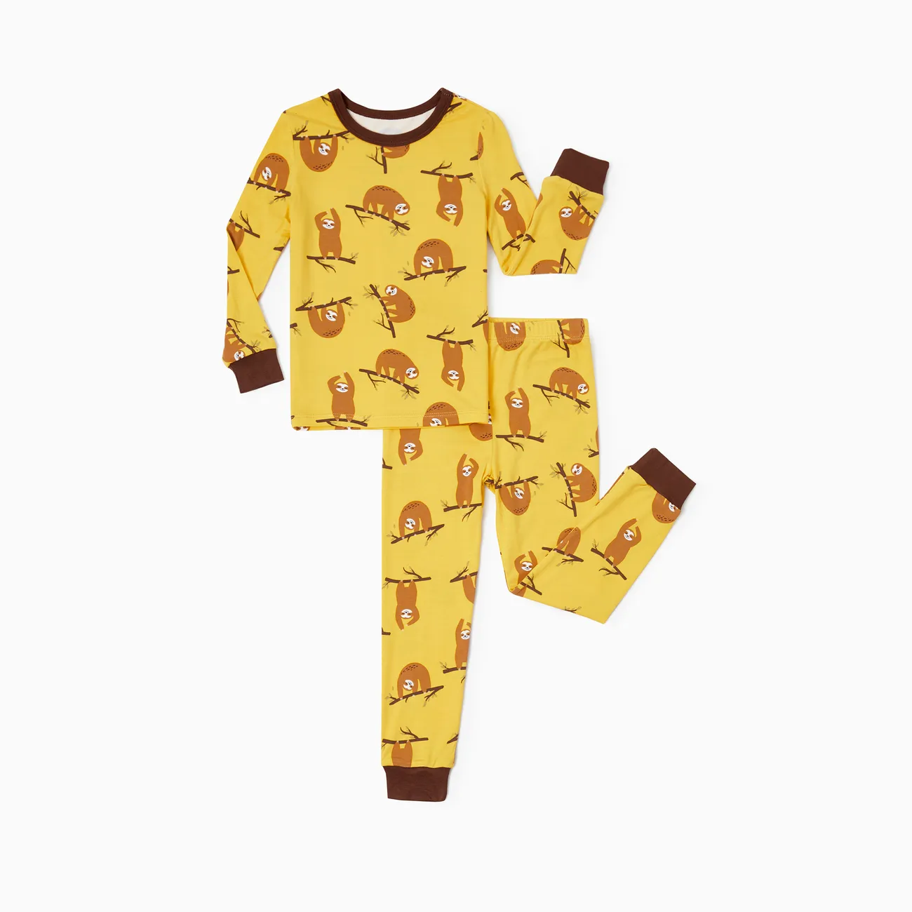 Christmas / Halloween Pajama 2-piece Bamboo Pajamas Set With Childlike Print for Baby / Toddler( Snug-Fitting)