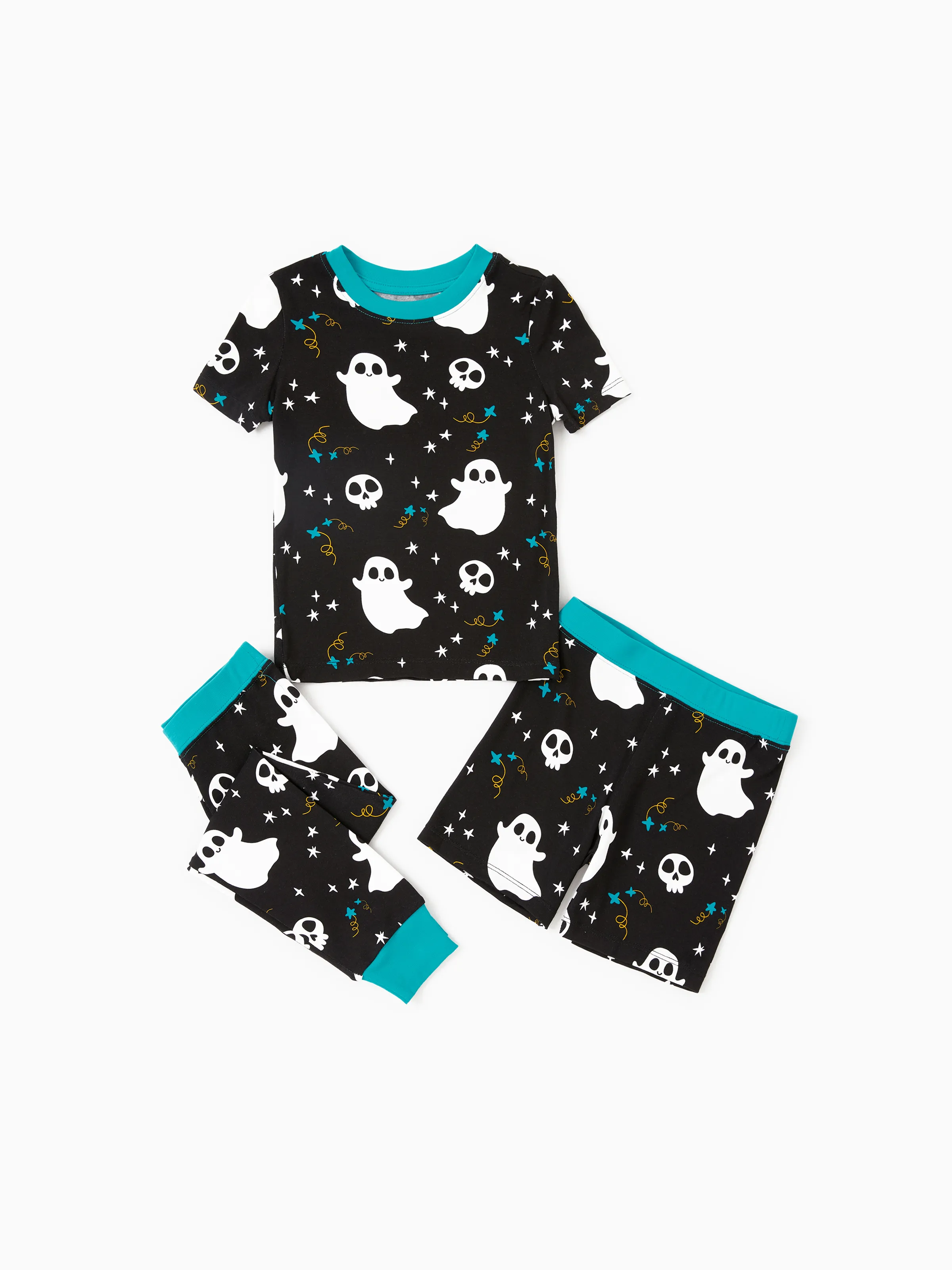 

Toddler / Kids Girl Bamboo Pajamas With Playful Print(3-piece Snug-Fitting)