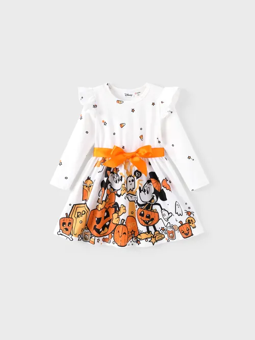 

Disney Mickey and Friends Halloween Toddler Girl Ruffle Dress