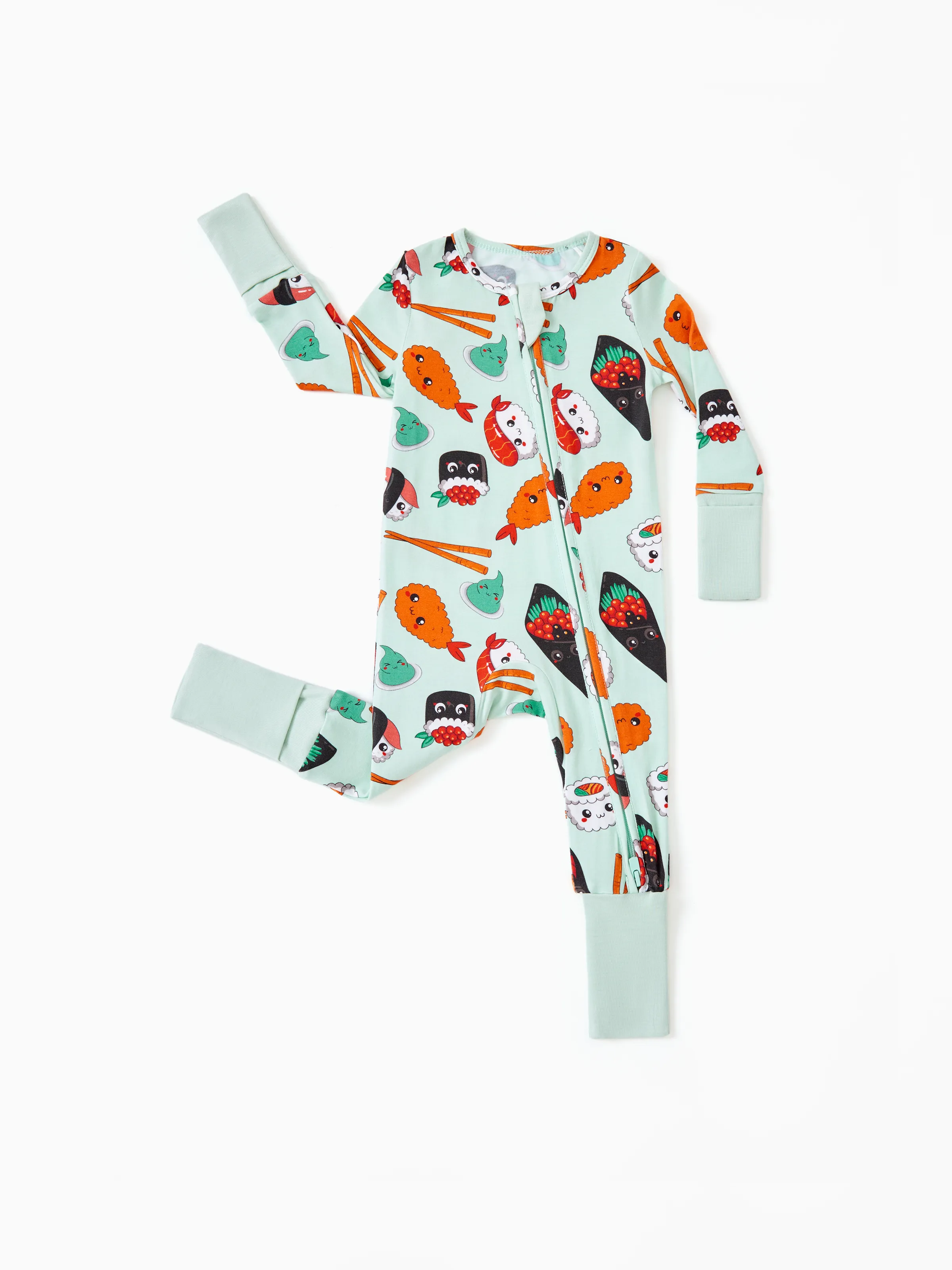 

Kids Baby / Girl Bamboo Pajamas With Childlike Print (Snug-Fitting)