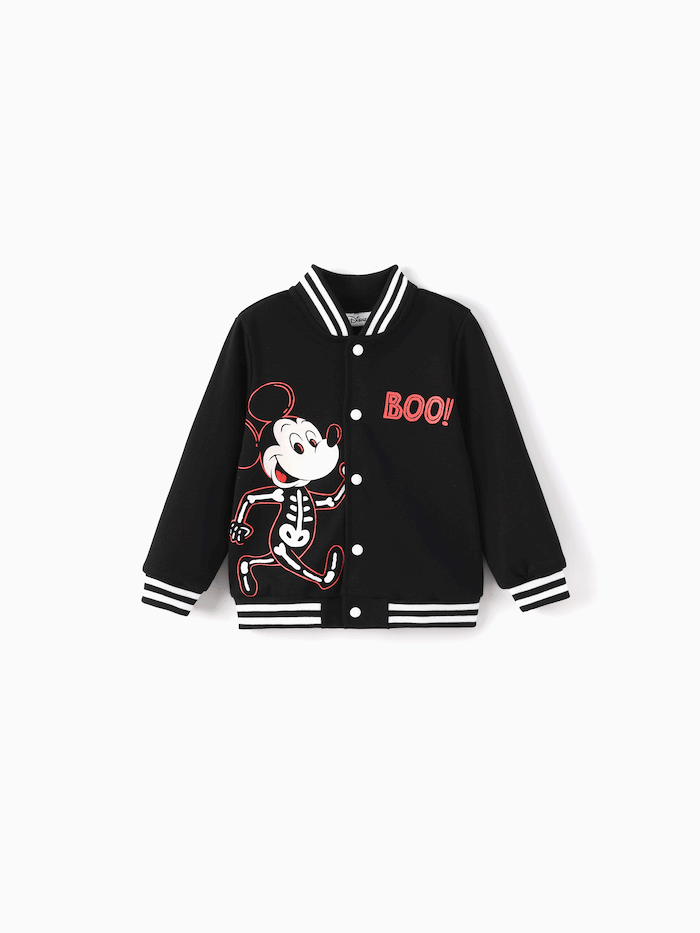 Disney Mickey and Friends Halloween Toddler/Kid Boy Glow In The Dark Bomber Jacket 