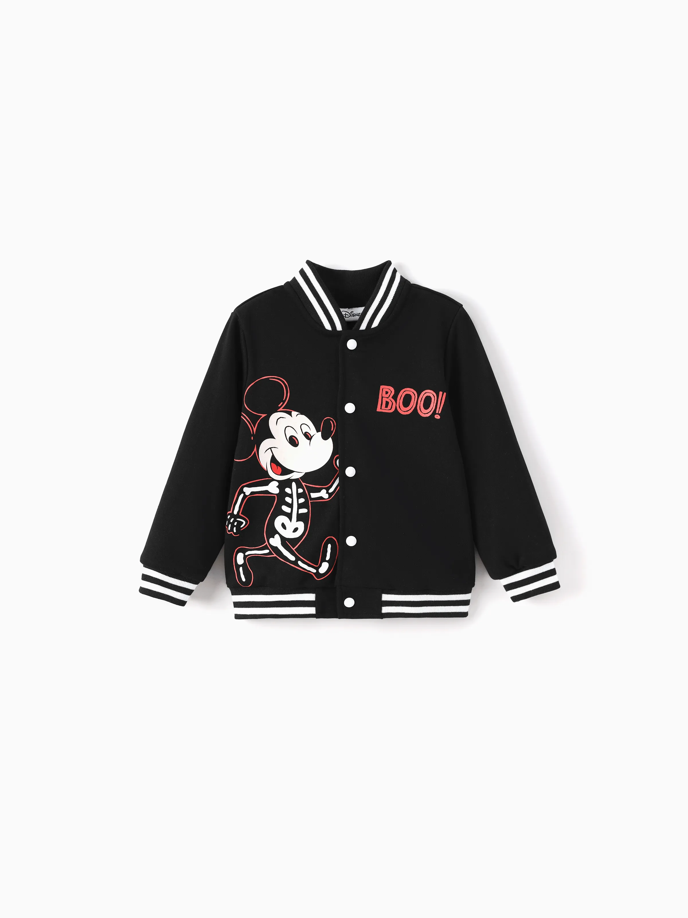 

Disney Mickey and Friends Halloween Toddler/Kid Boy Glow In The Dark Bomber Jacket