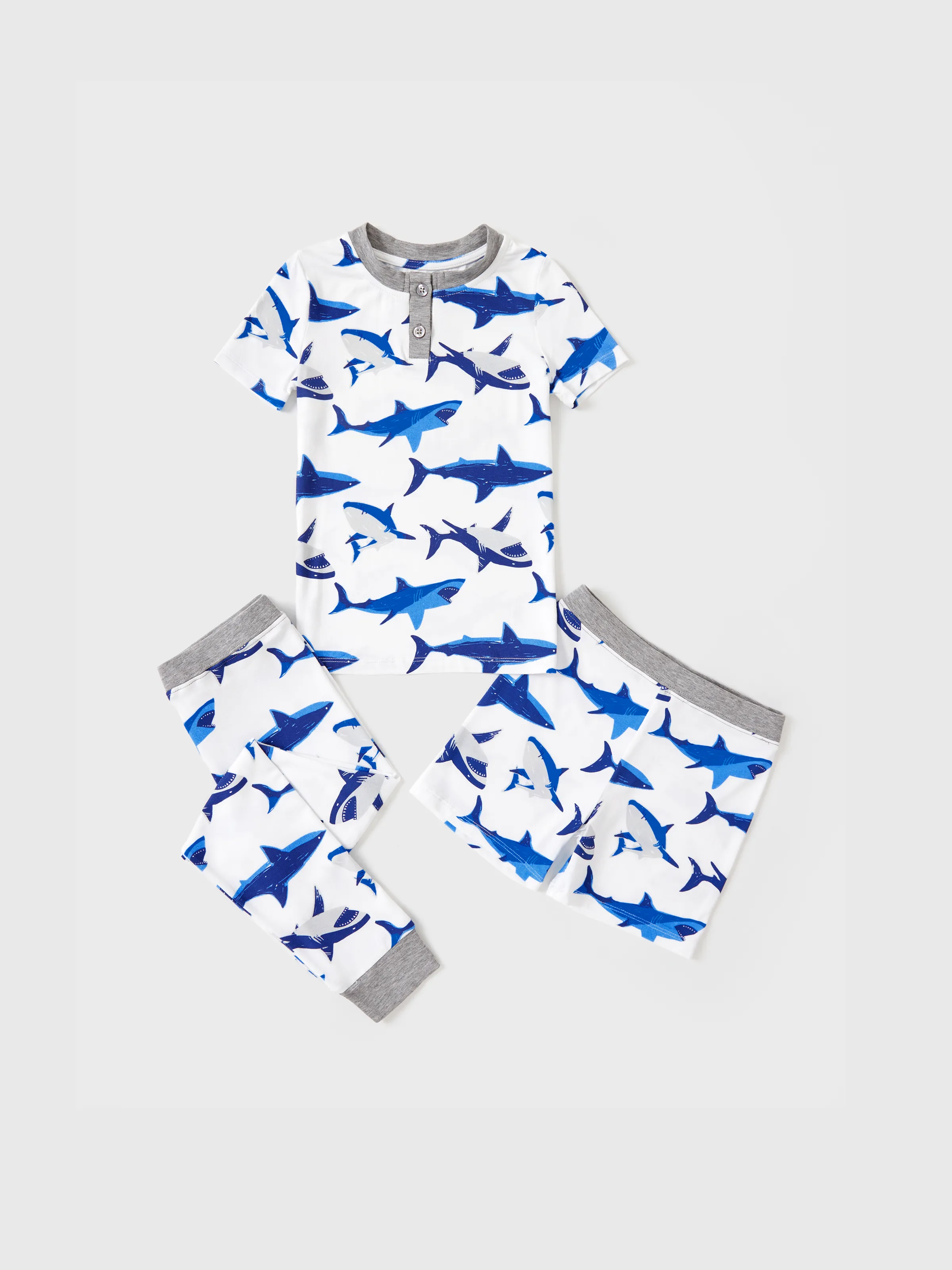 

Toddler / Kids Bamboo Pajamas With Playful Print (3-piece Snug-Fitting)