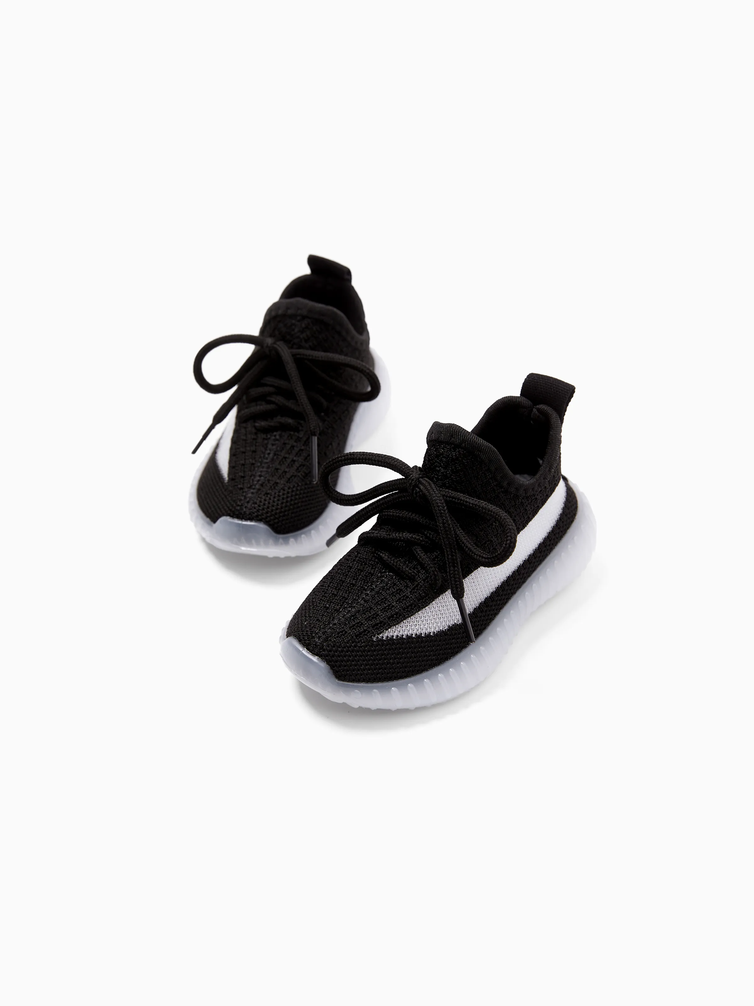 Toddler / Kids Sneakers Casual Breathable Sports Shoes Black