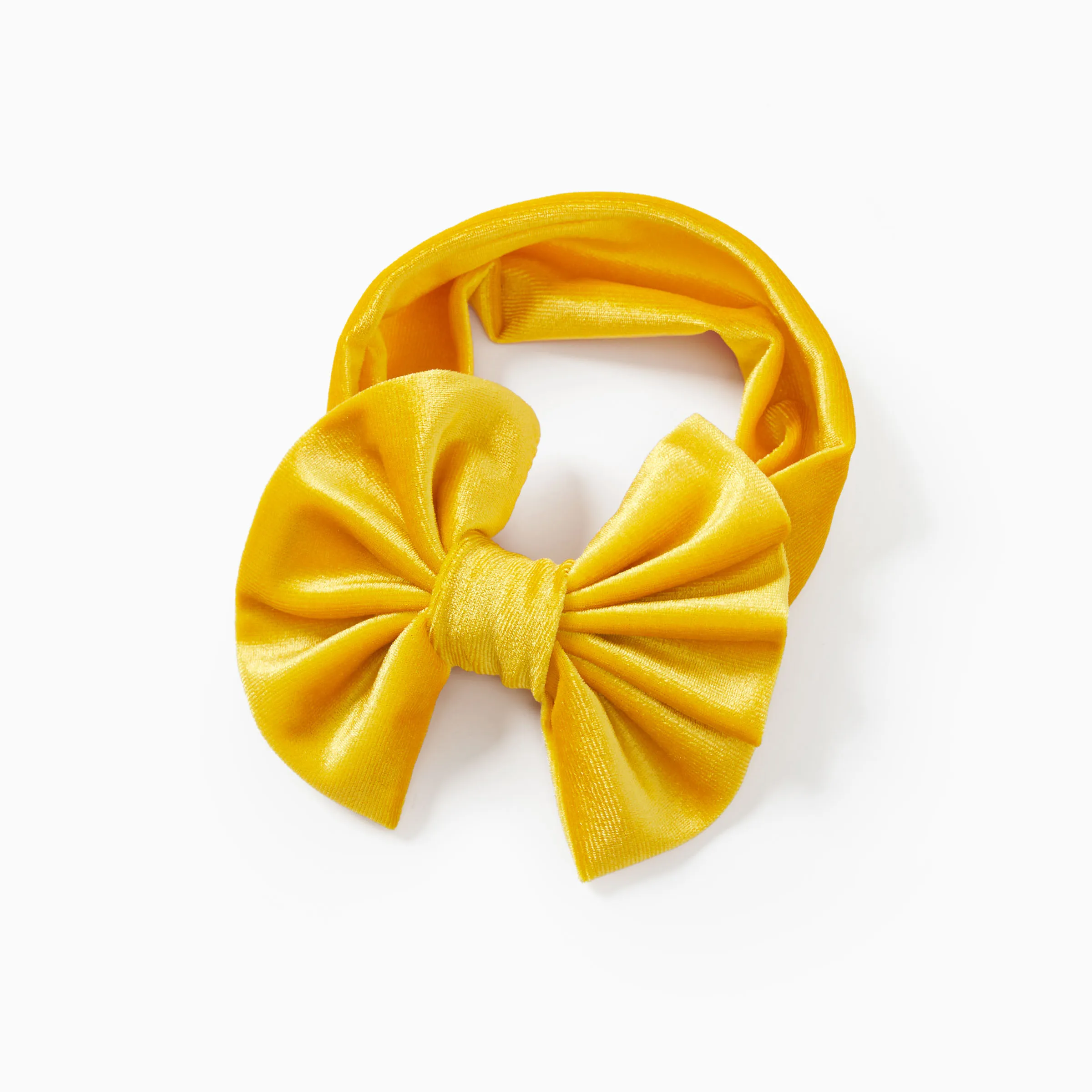 Diademas de lazo de color sólido para niñas