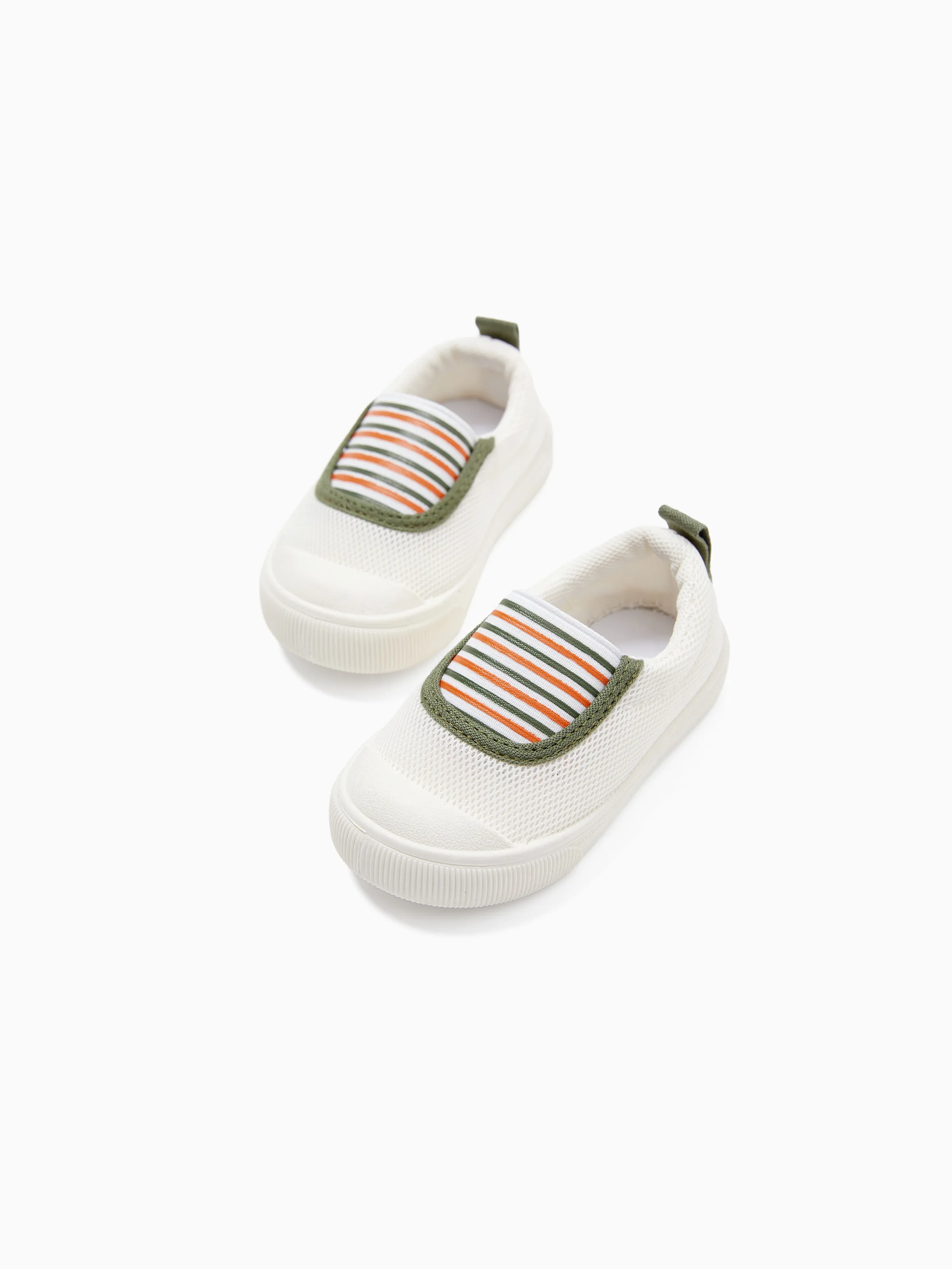 Toddler/Kid Striped Casual Shoes Green