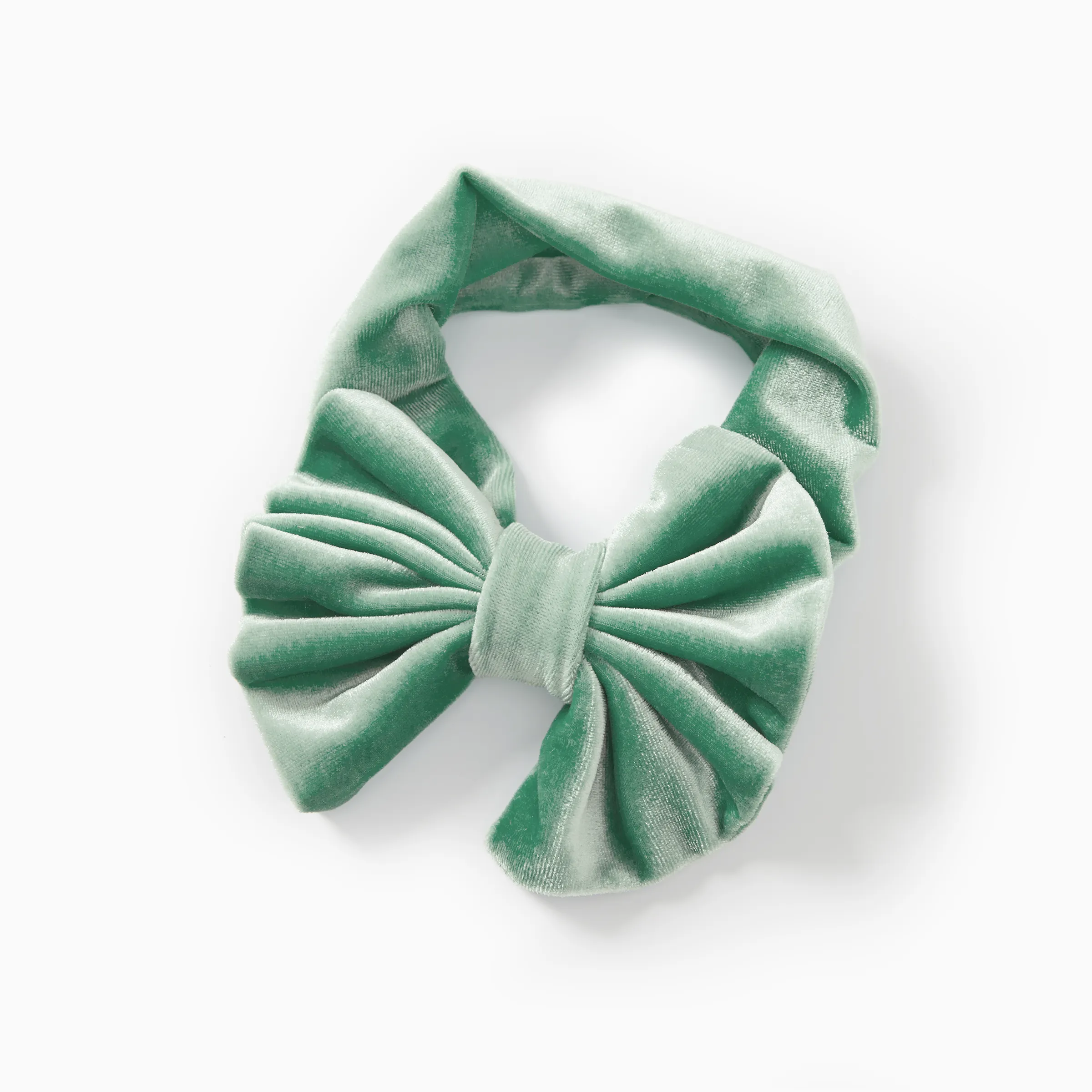 Solid Color Bowknot Headbands for Girls Turquoise