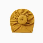 Baby / Toddler Sweet Solid Knot Newborn Hat Ginger
