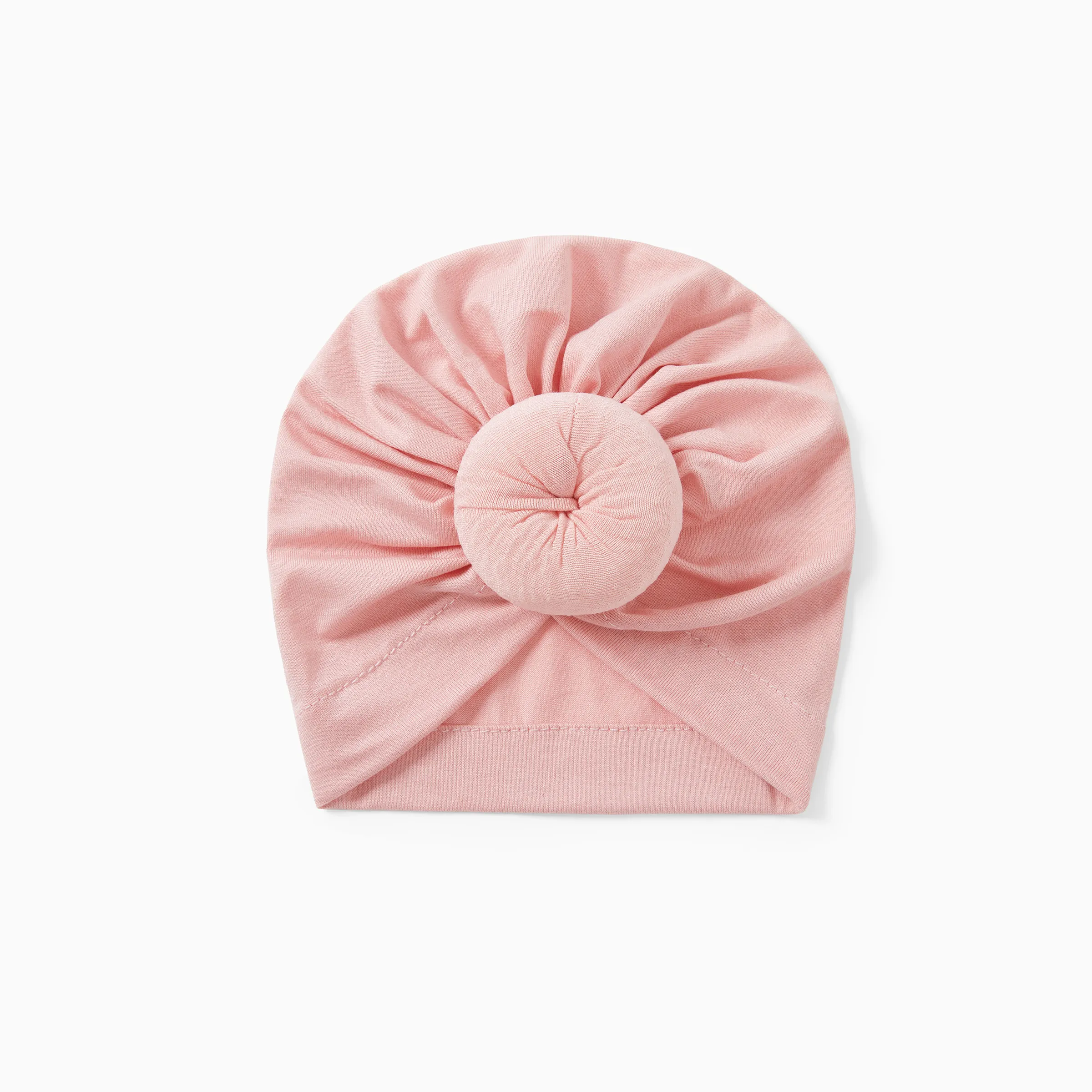 Baby / Toddler Sweet Solid Knot Newborn Hat Pink