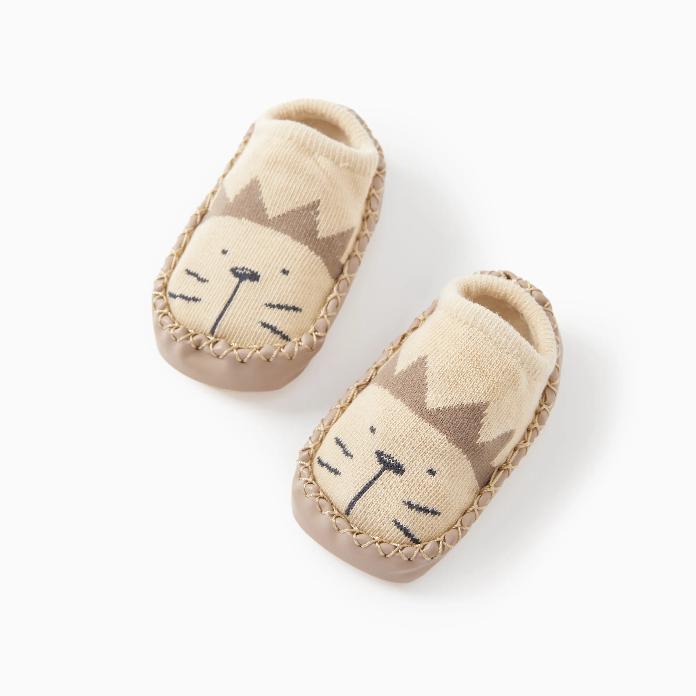 Chaussettes de sol pour bébé à motif animal