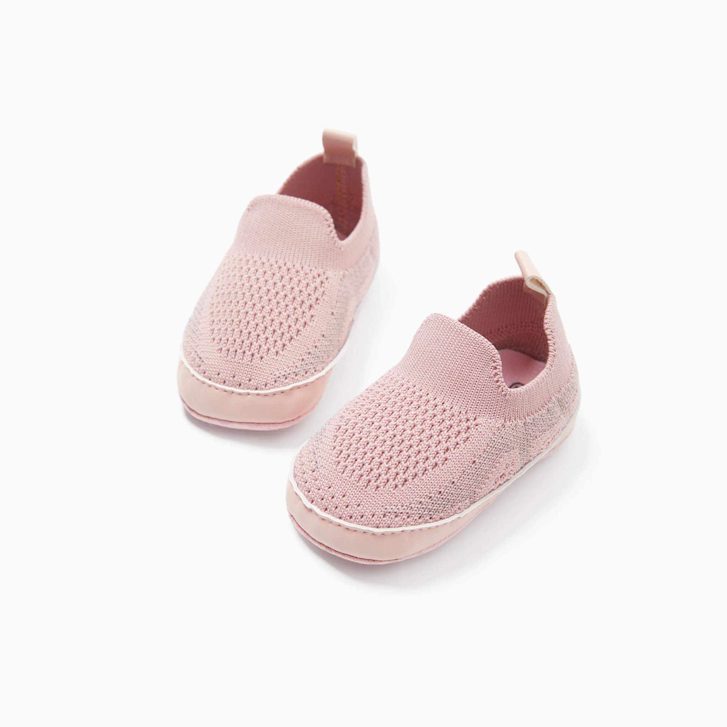Bébé Unisexe Décontracté Couleur unie Chaussures d'avant marche Rose