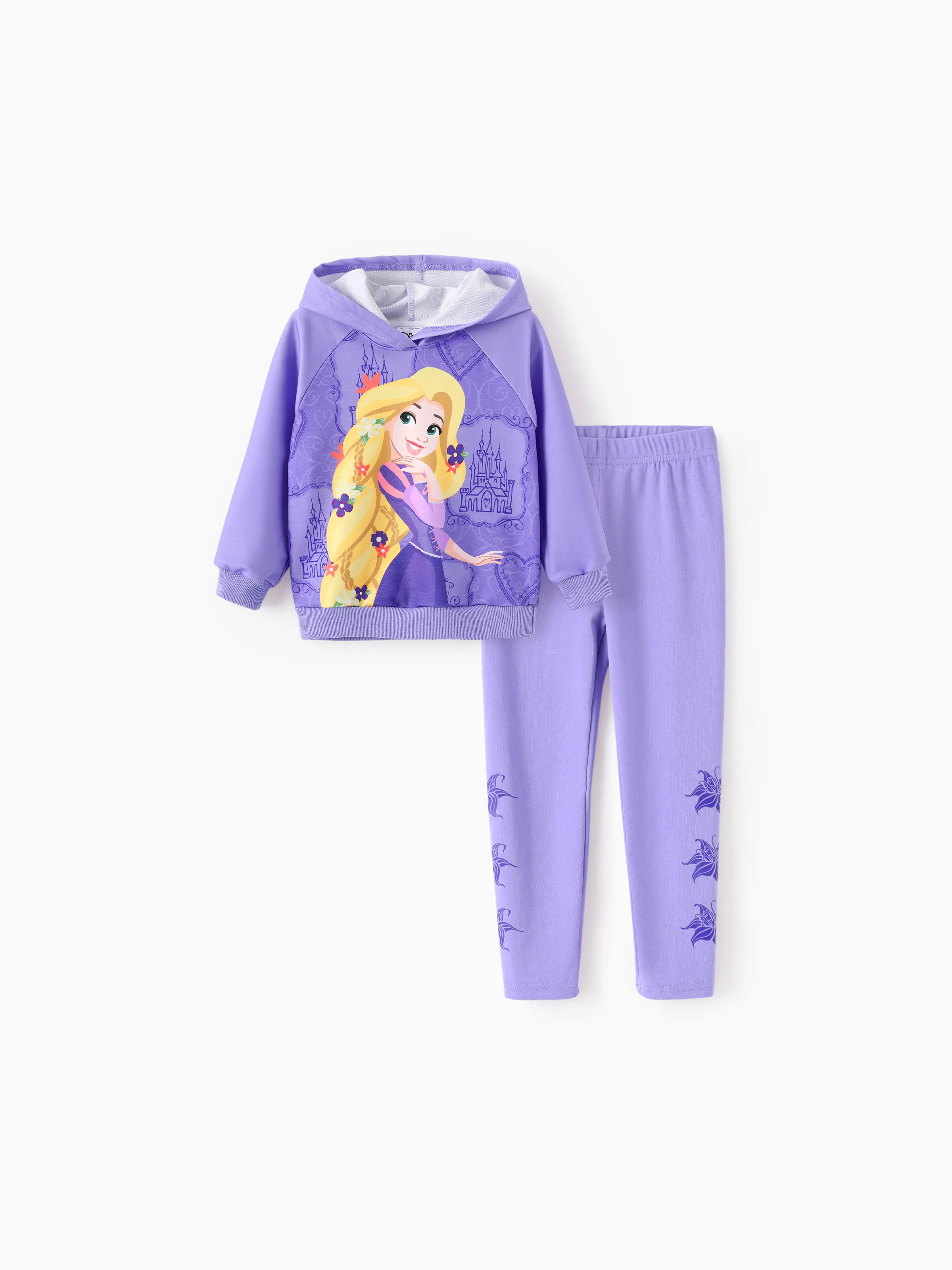 

Disney Princess Toddler Girl Rapunzel Hoodie Sweatshirt and Leggings Set