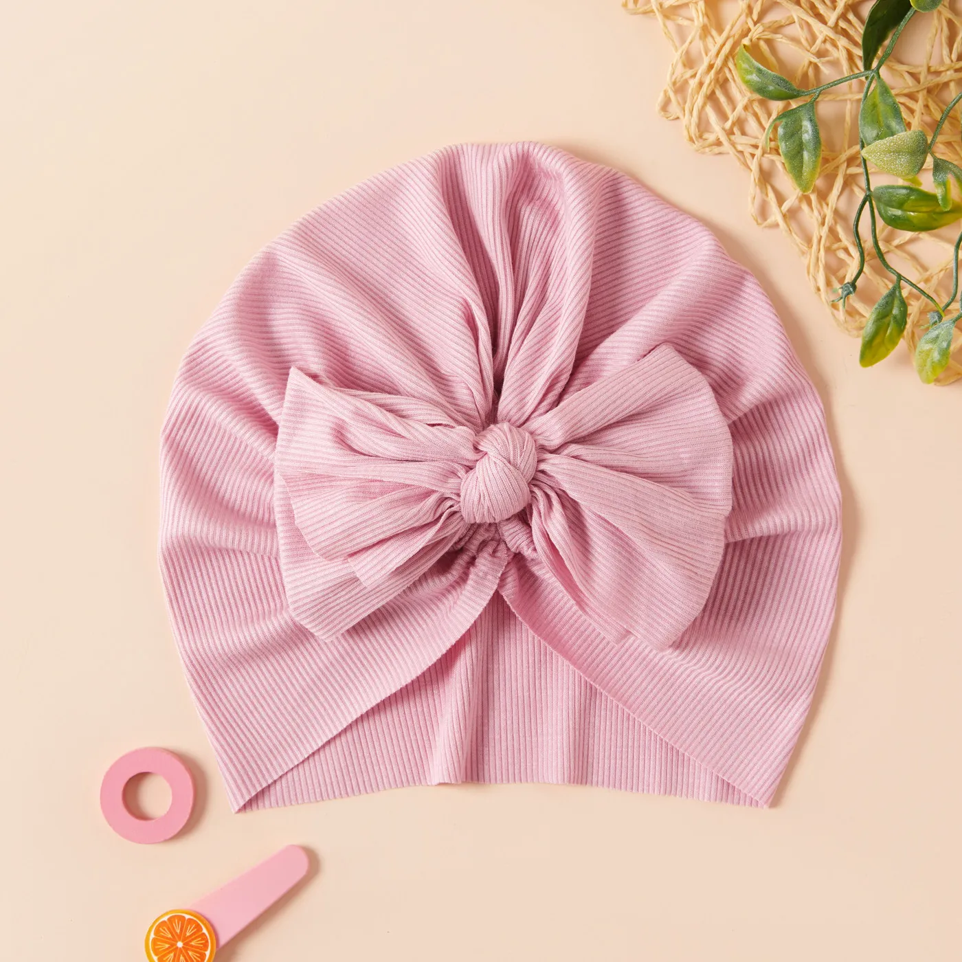 Baby / Toddler Bowknot Hat Light Pink