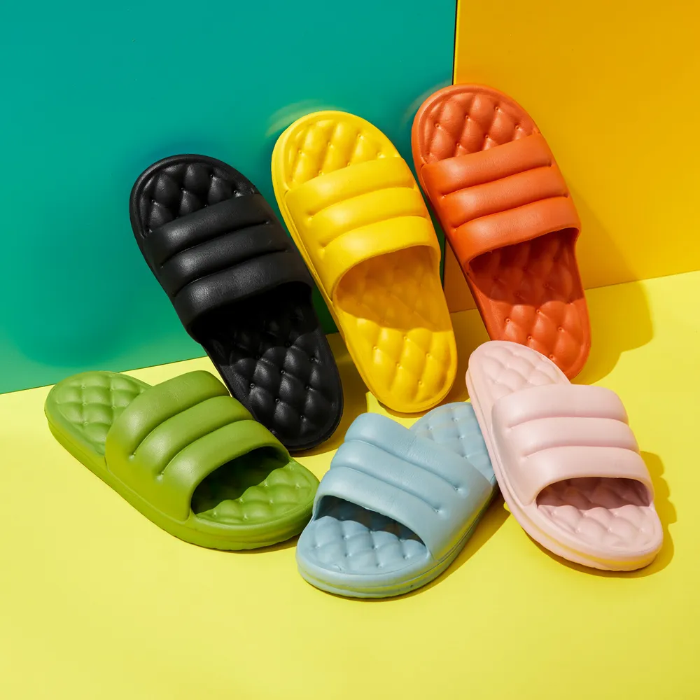 mute eva sofa glisse femmes sandales semelle épaisse femmes douces pantoufles intérieur anti-patinage hommes plate-forme d'été femmes chaussures bain big image 9