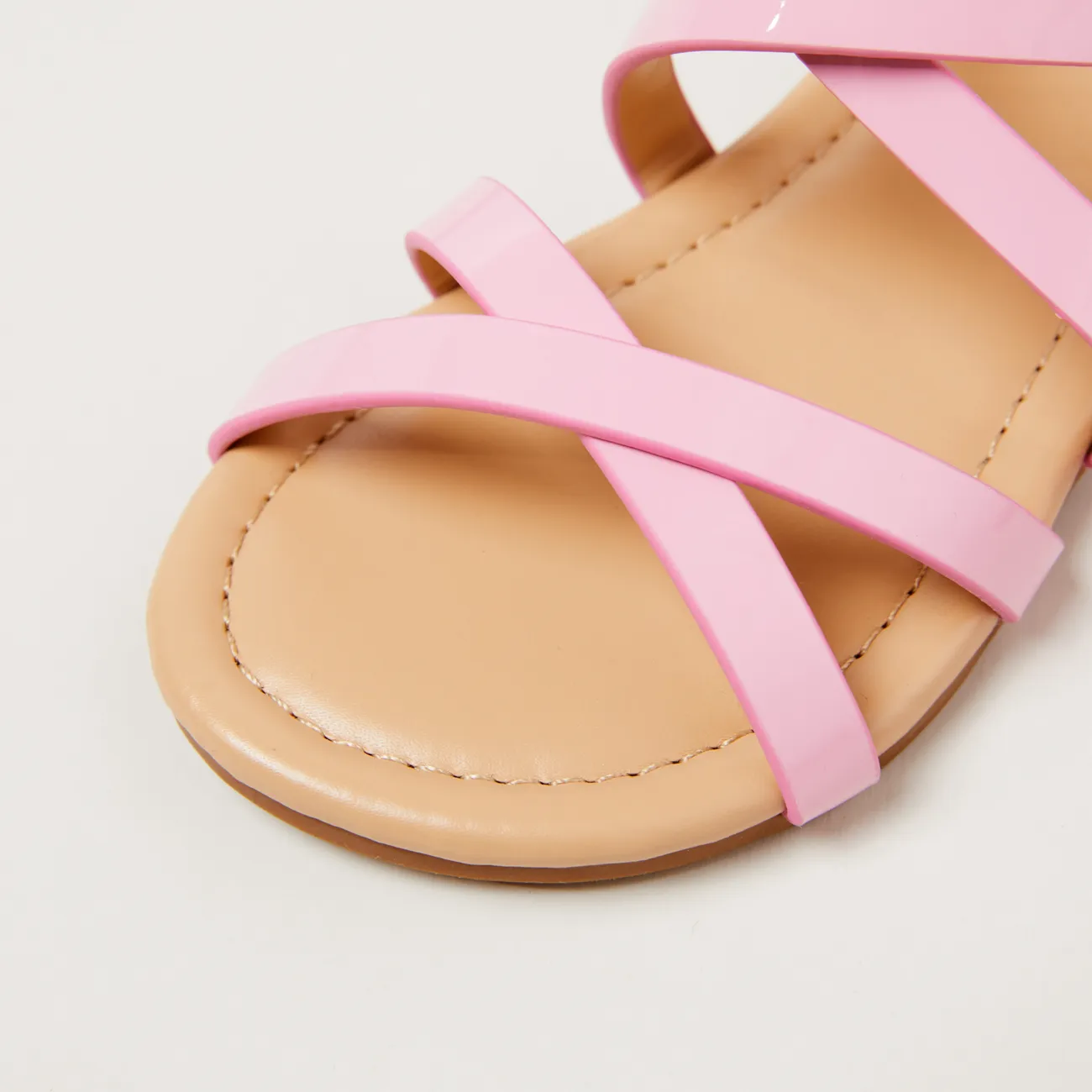Toddler / Kid Solid Fashion Sandals Pink big image 1
