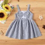 Baby / Toddler Strappy Striped Dress Black